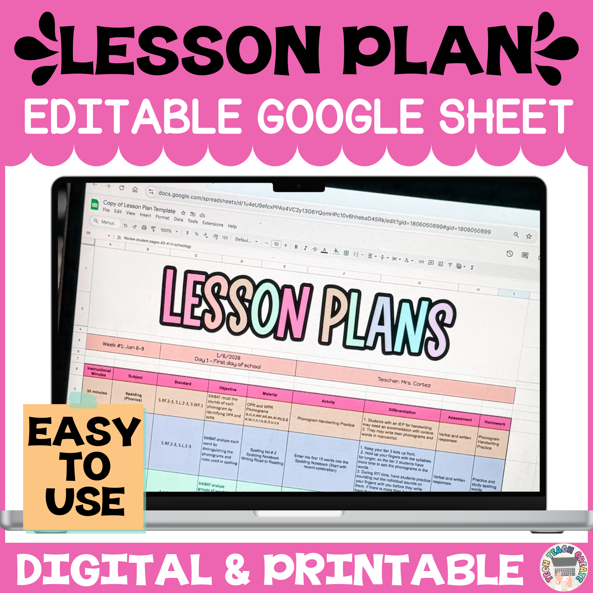 Lesson Plan Template