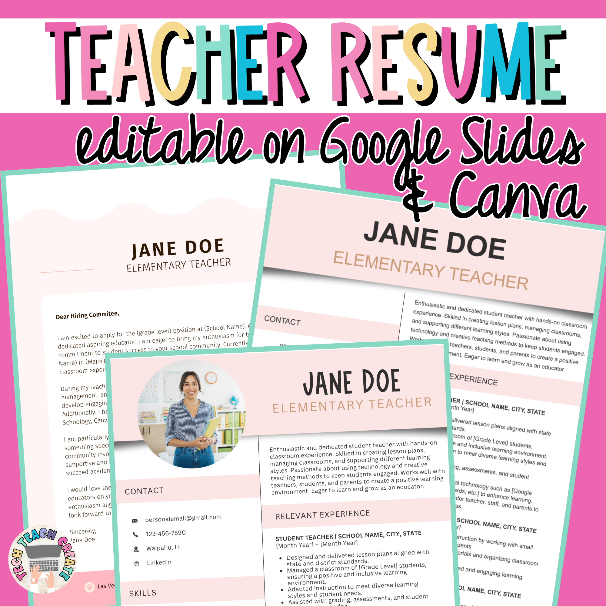 Teacher Resume Template