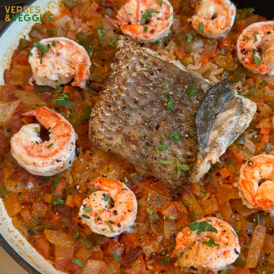 Dirty Seafood Rice 🐟🌾