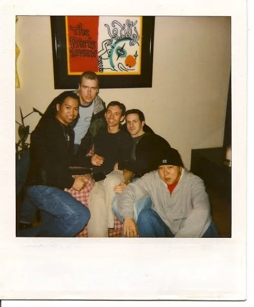 five friends in front of the paris review
