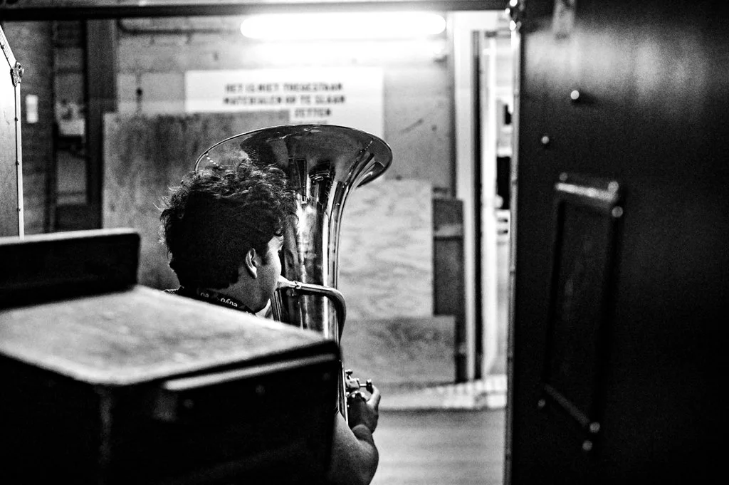 European Union Youth Orchestra, Het Concertgebow, loading bay.