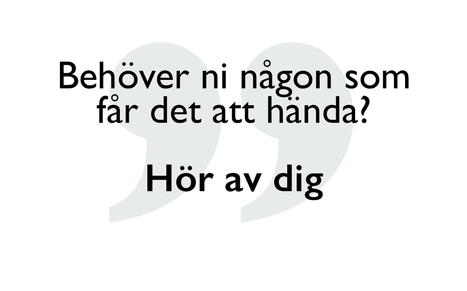 Projektledning marknad företag