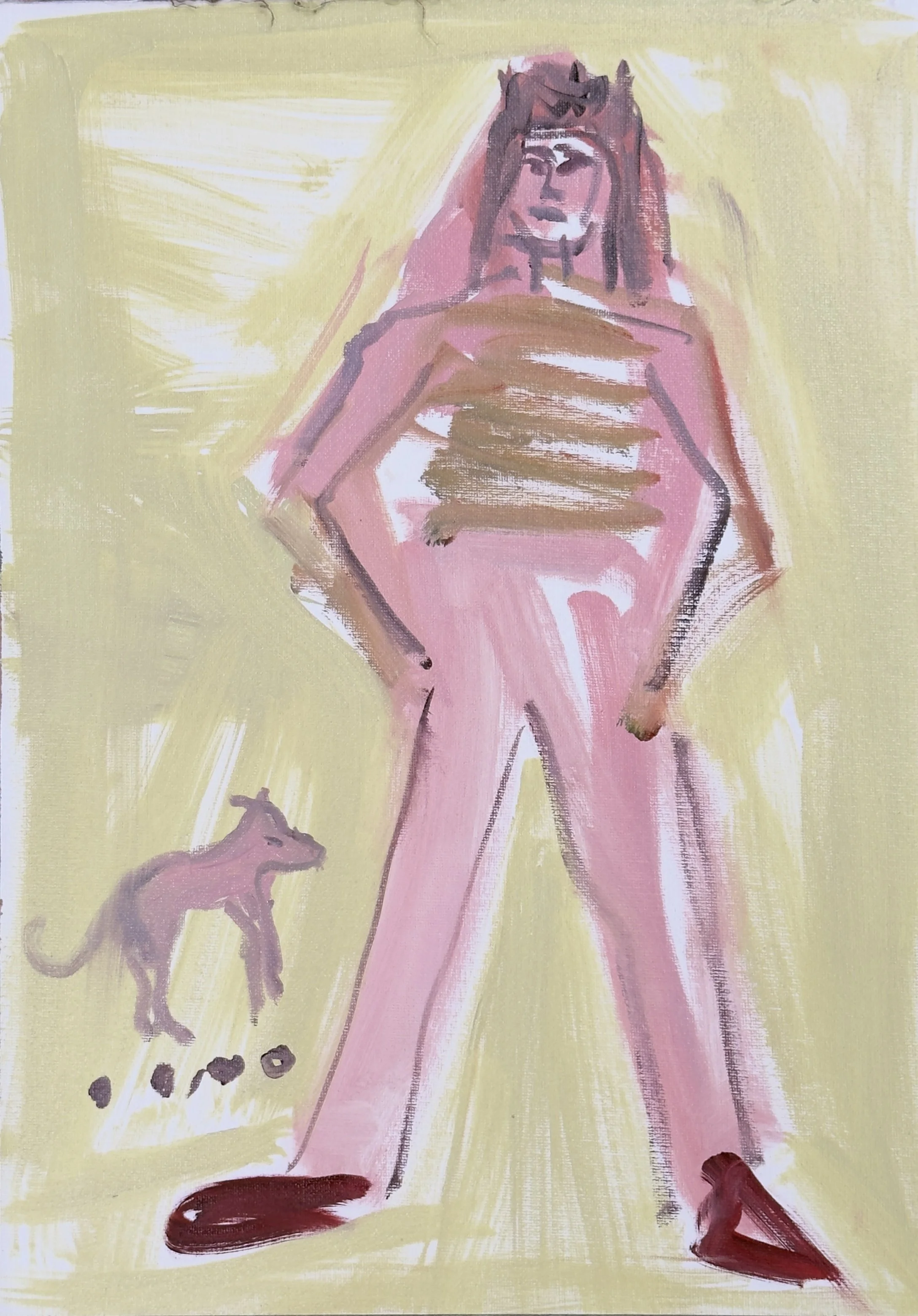 With you Still Oil on canvas sheet
 29.7cm x 42cm