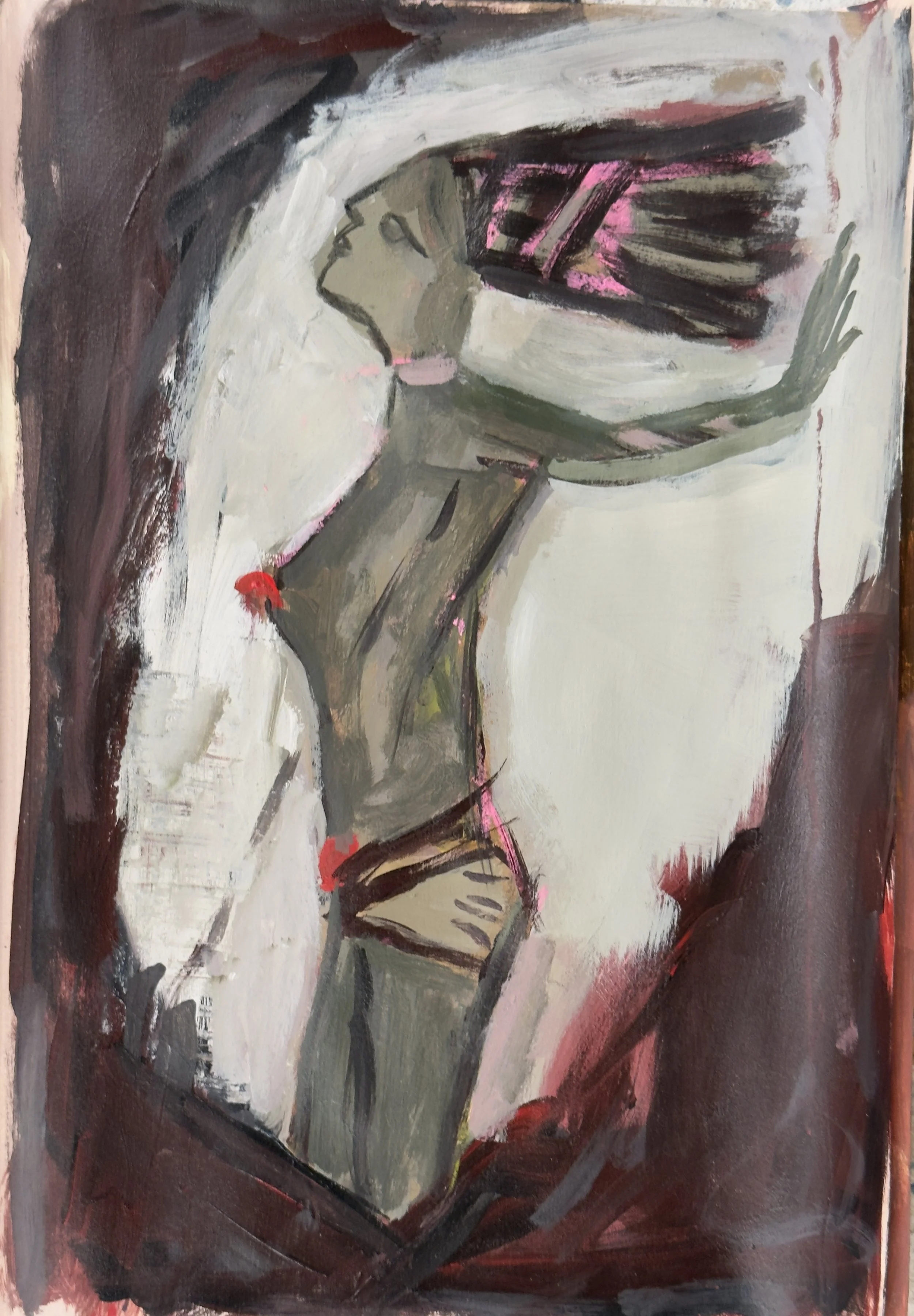 Underground pressure 42 x 29.7cm Acrylic on archival paper