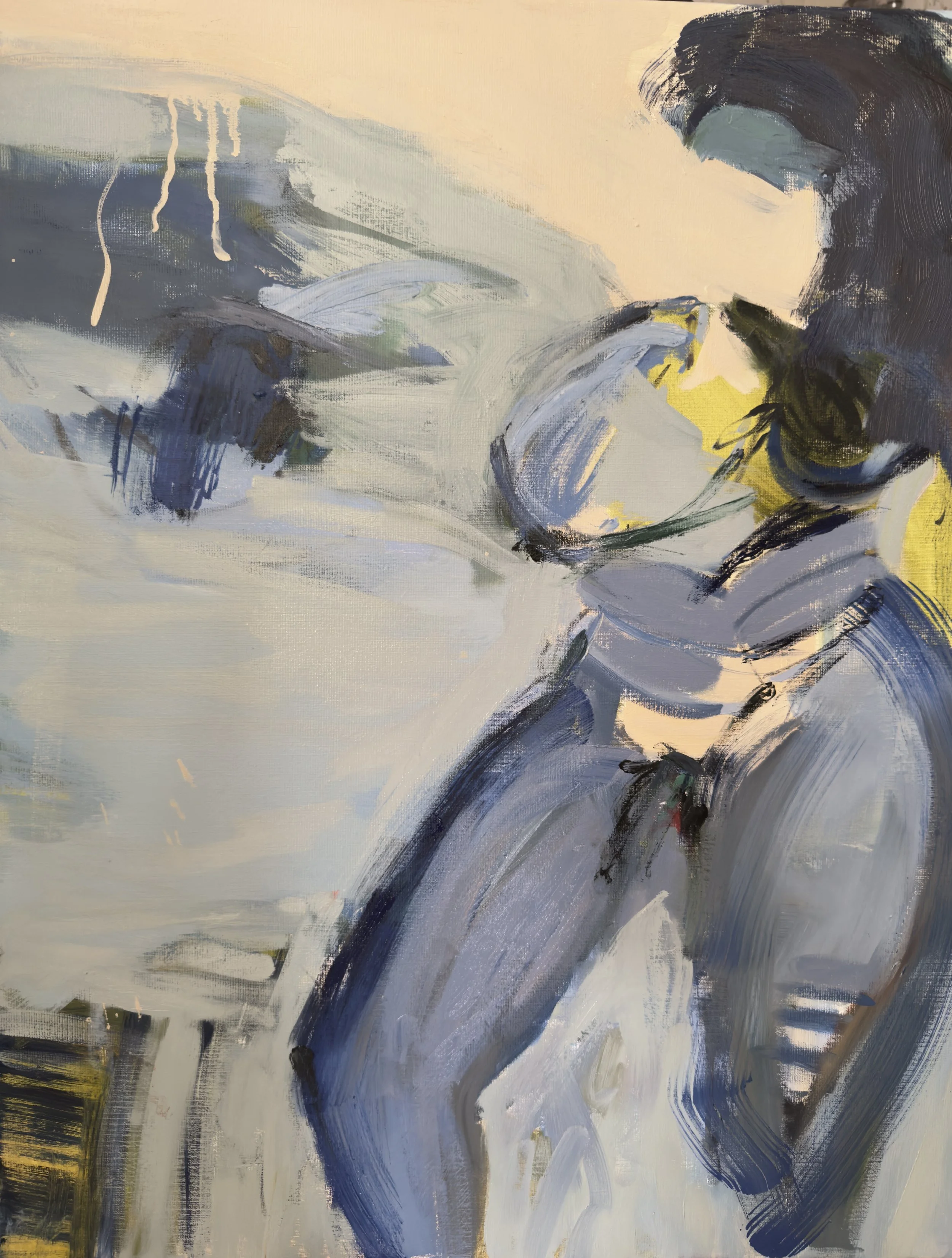Alone on the Dancefloor
Oil on Linen
60 x 76 cm Framed  Available