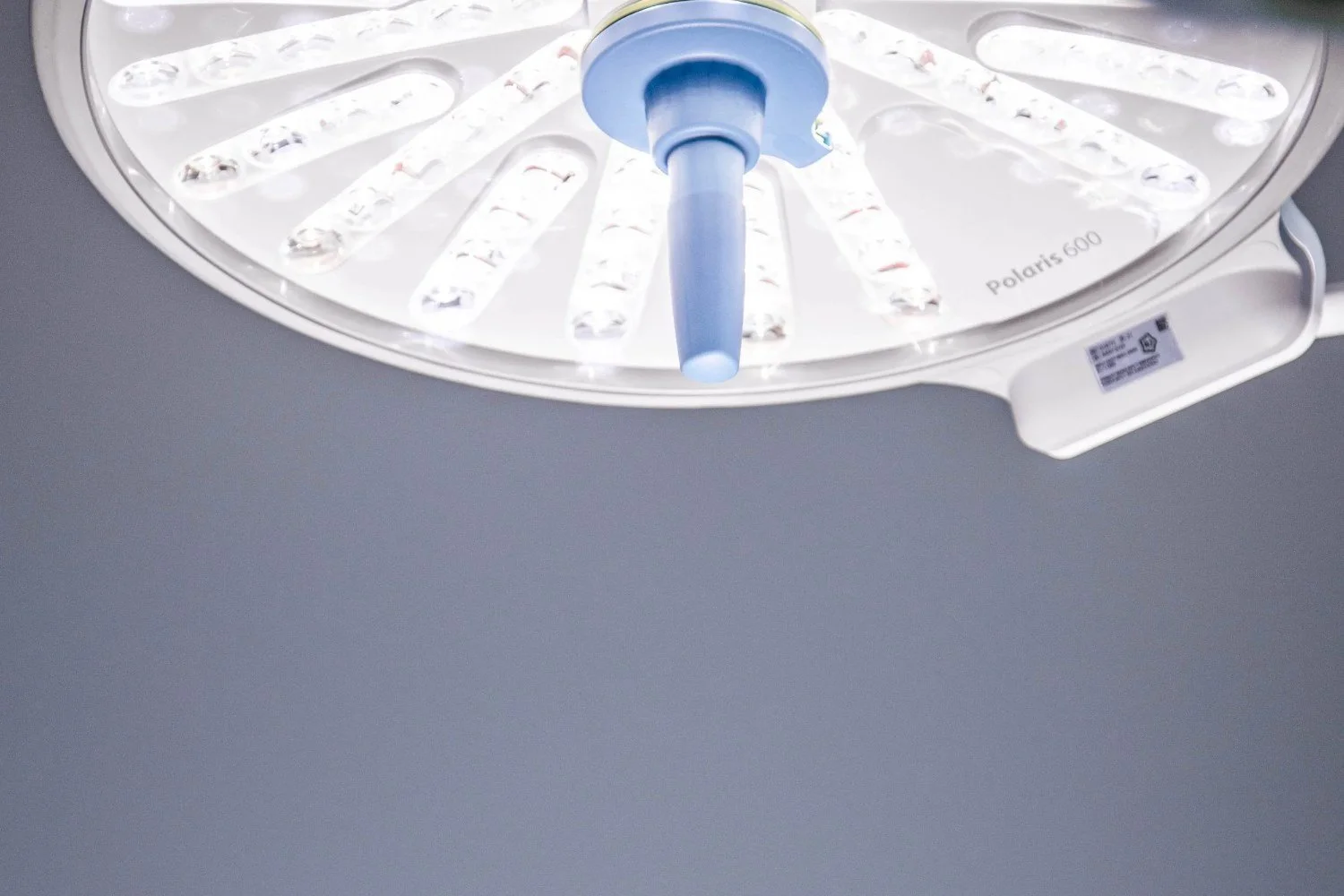 Surgical light in the operating theatre