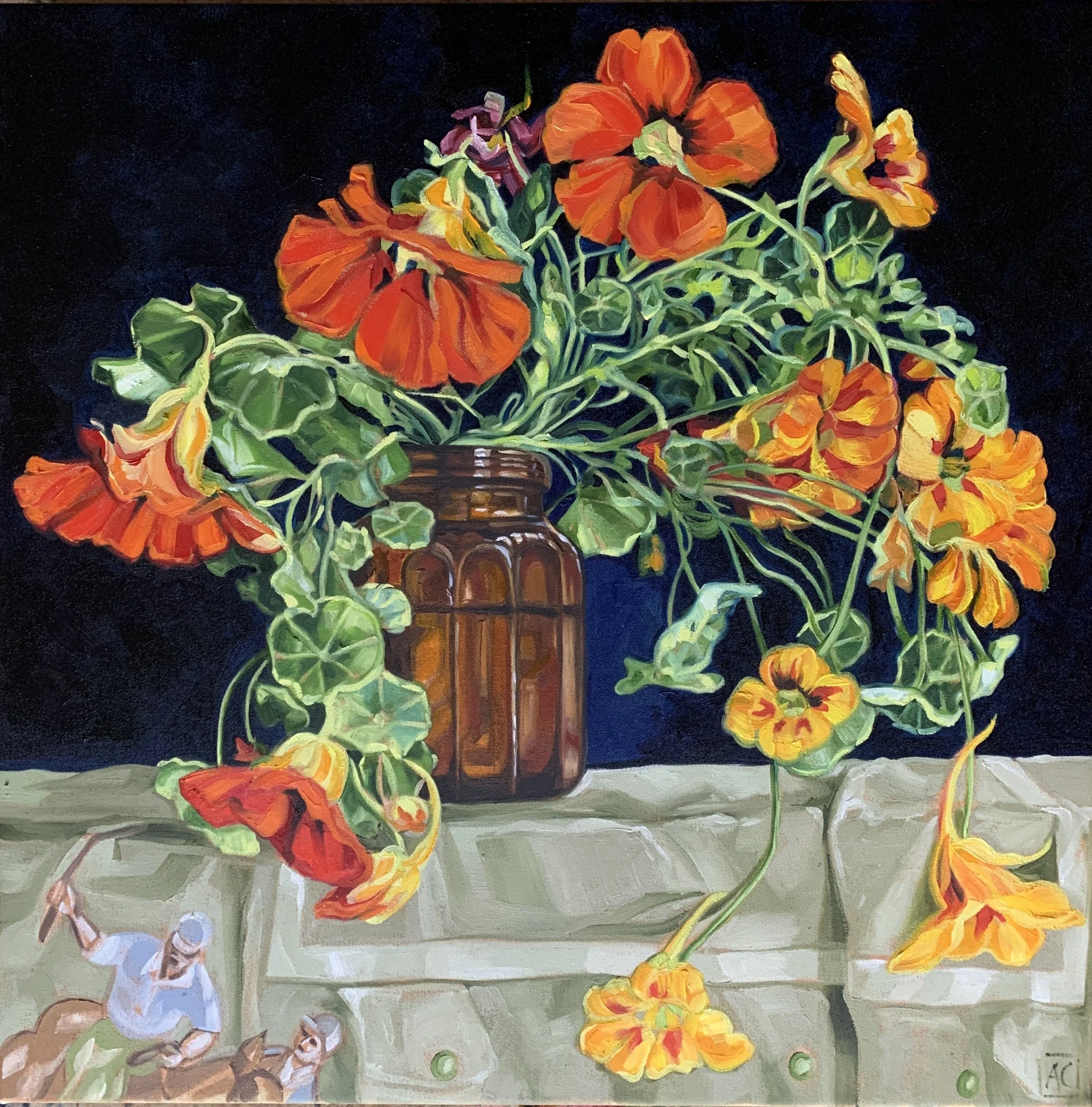 Polo and Nasturtiums
