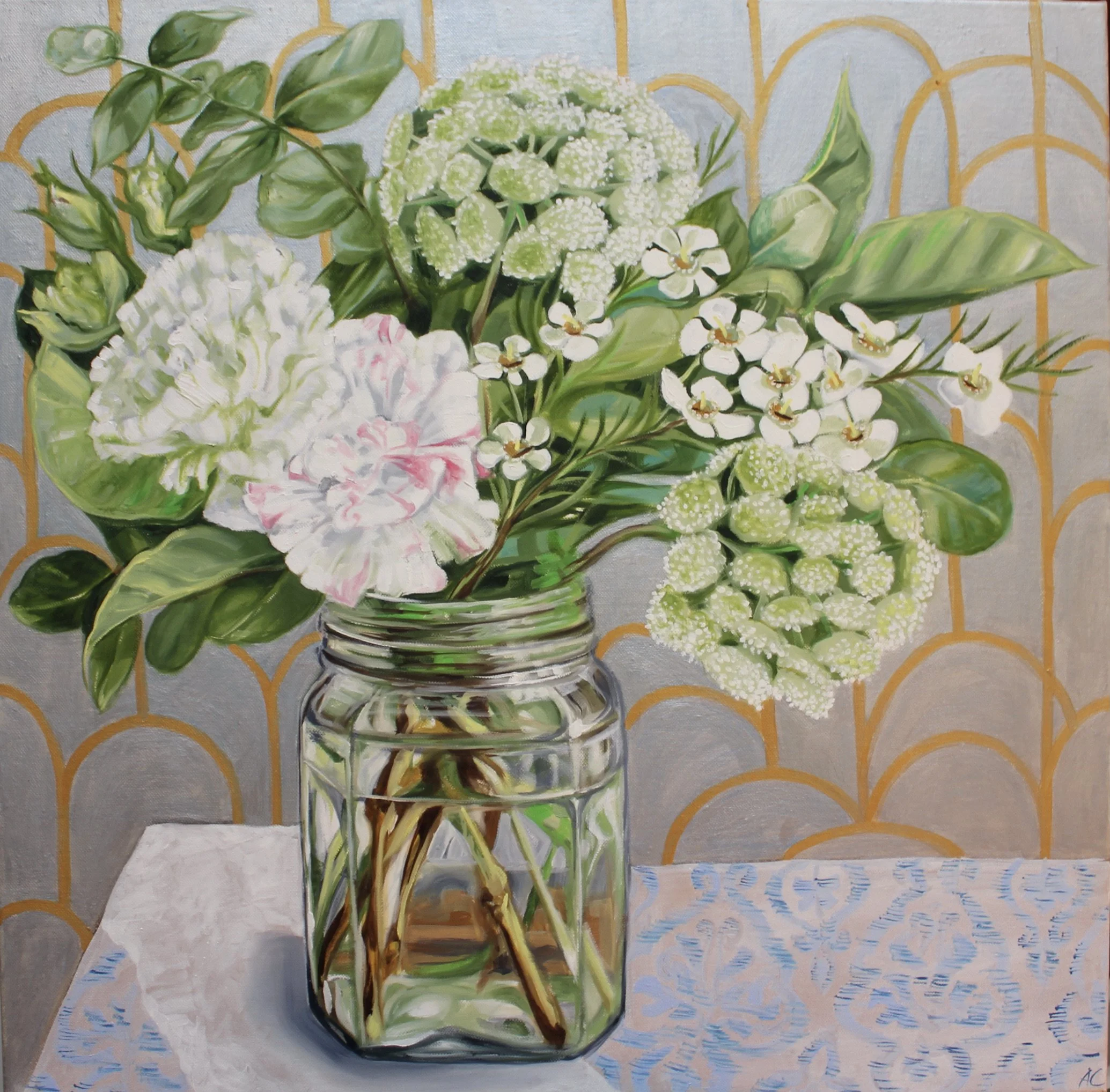 Foliage Farm in Jar Still Life