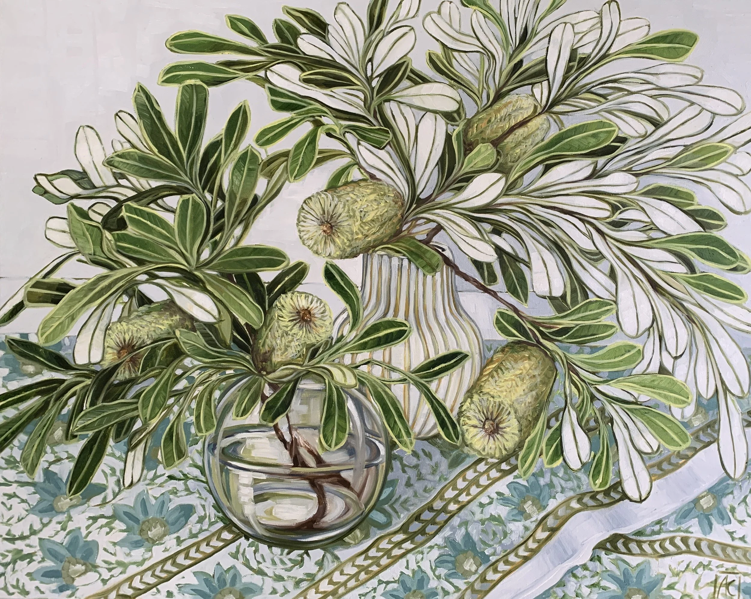 Coastal Banksia in Glass