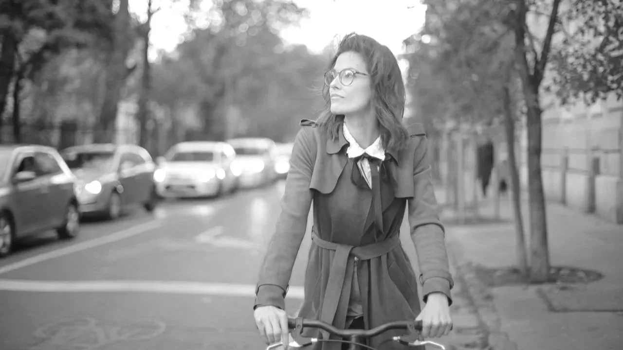 womanridingbicycle