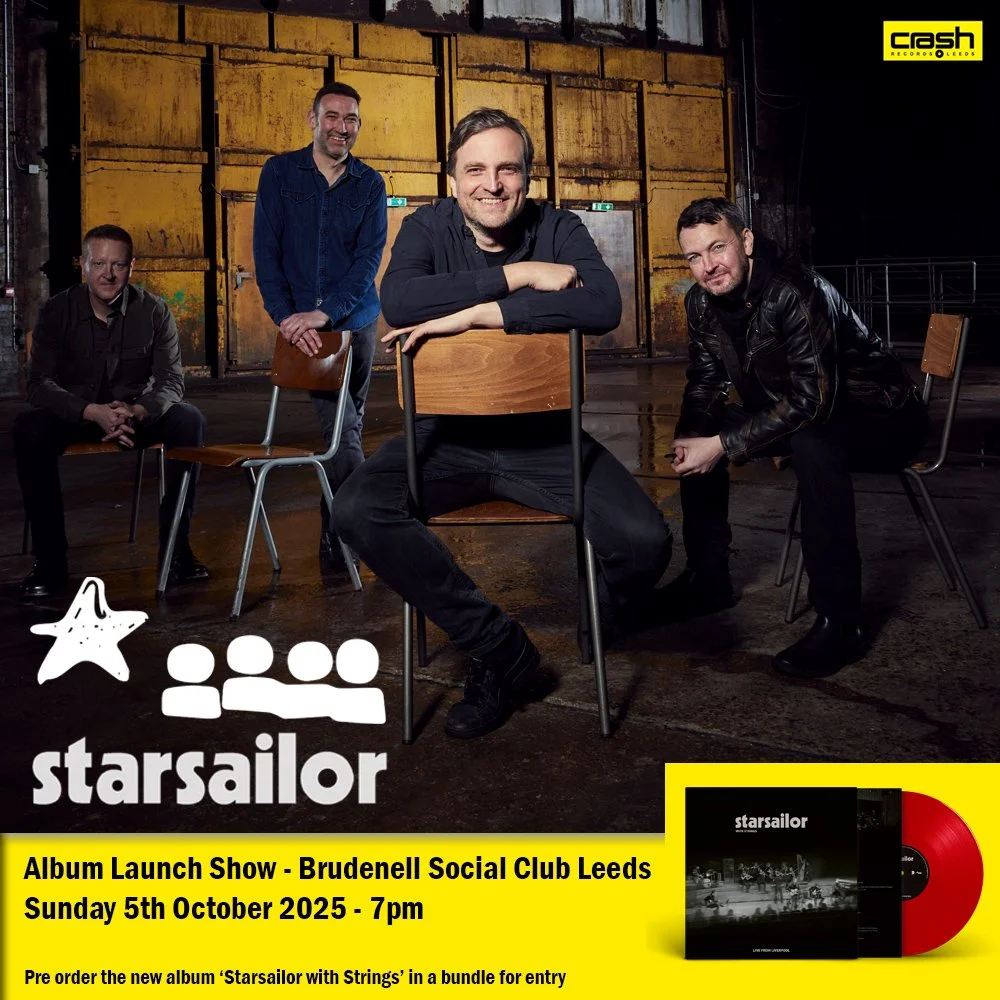 BRUDENELL SOCIAL CLUB, LEEDS, ENGLAND (‘STARSAILOR WITH STRINGS: LIVE FROM LIVERPOOL’ RECORD STORE TOUR)