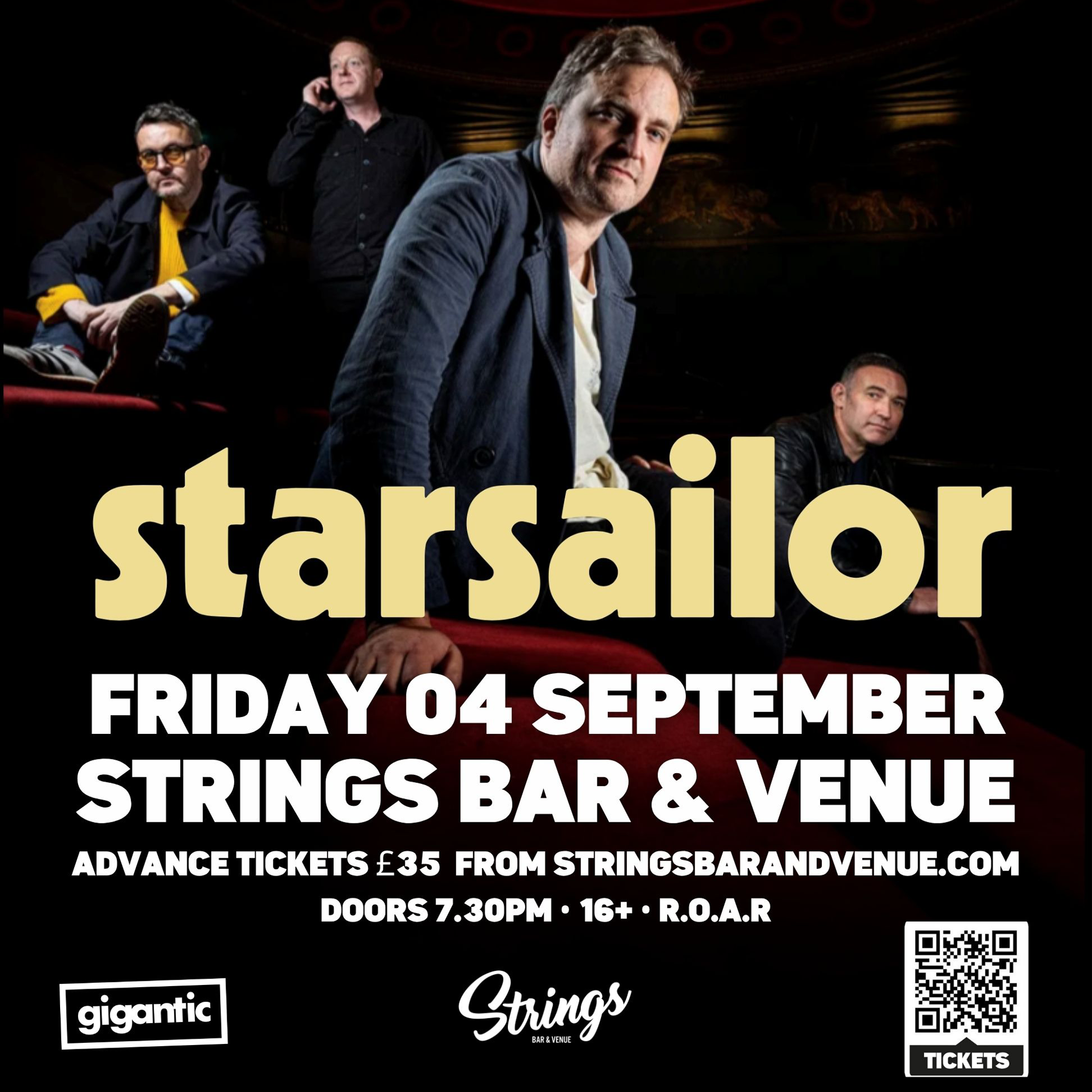STARSAILOR RETURN TO THE ISLE OF WIGHT IN SEPTEMBER
