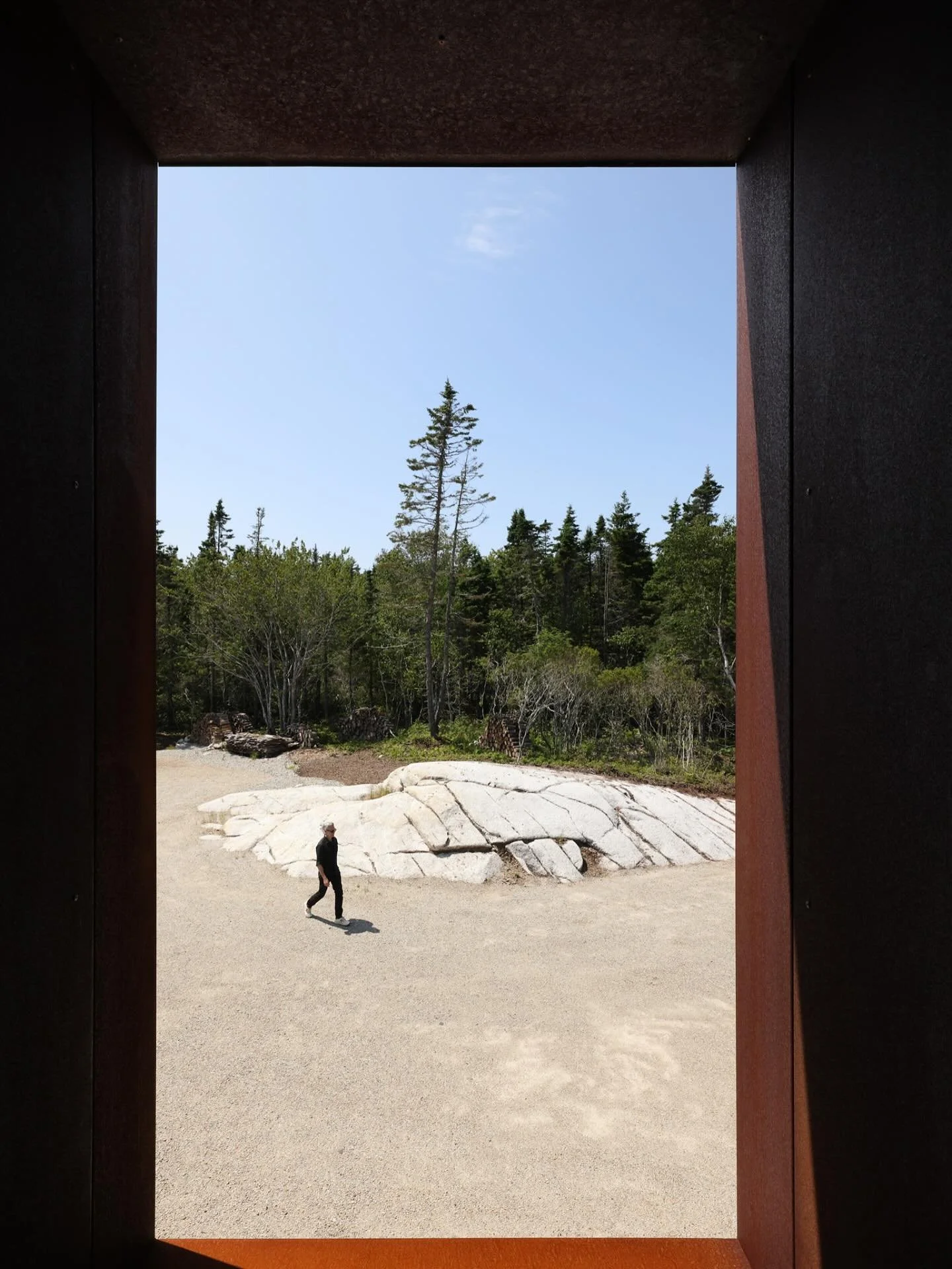 11ga Weathering Steel | Rockbound | Omar Gandhi Architects |Aspotogan Peninsula, NS | Ironbound Weathering Steel transforms architectural details into timeless statements&mdash;aging with grace, built to endure.

Architect: @og_architect 
Structural: