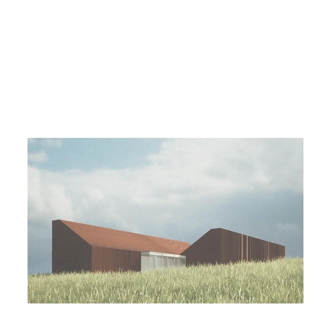 Repost from @bishopmcdowell
&bull;
Mason&rsquo;s Beach housing 

The large rural property located in Lunenburg County is characterized by three distinct landscapes: coast, pasture, and forest. 

A kit of parts was developed for the housing that inclu