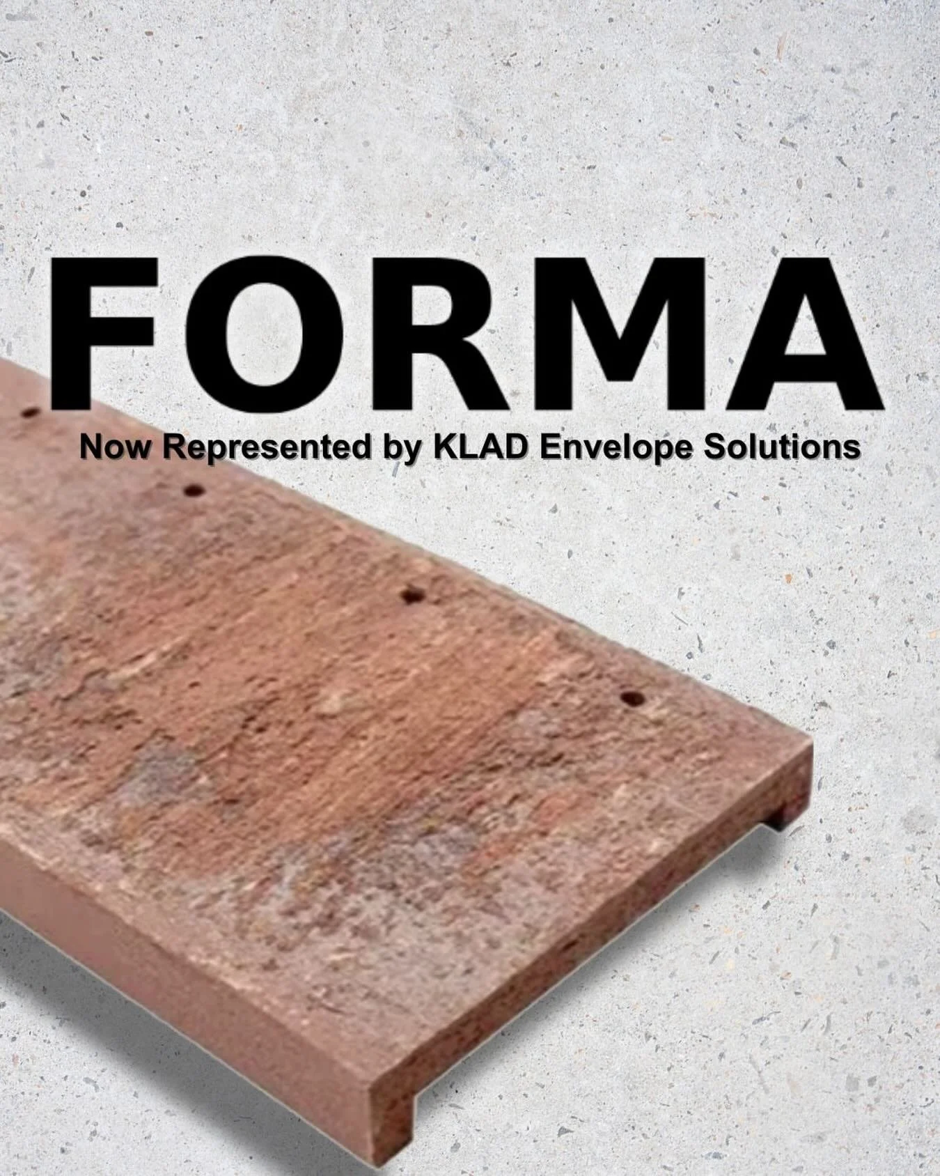 Our @formafacade brand is now being represented in Western Canada by @klad.co.