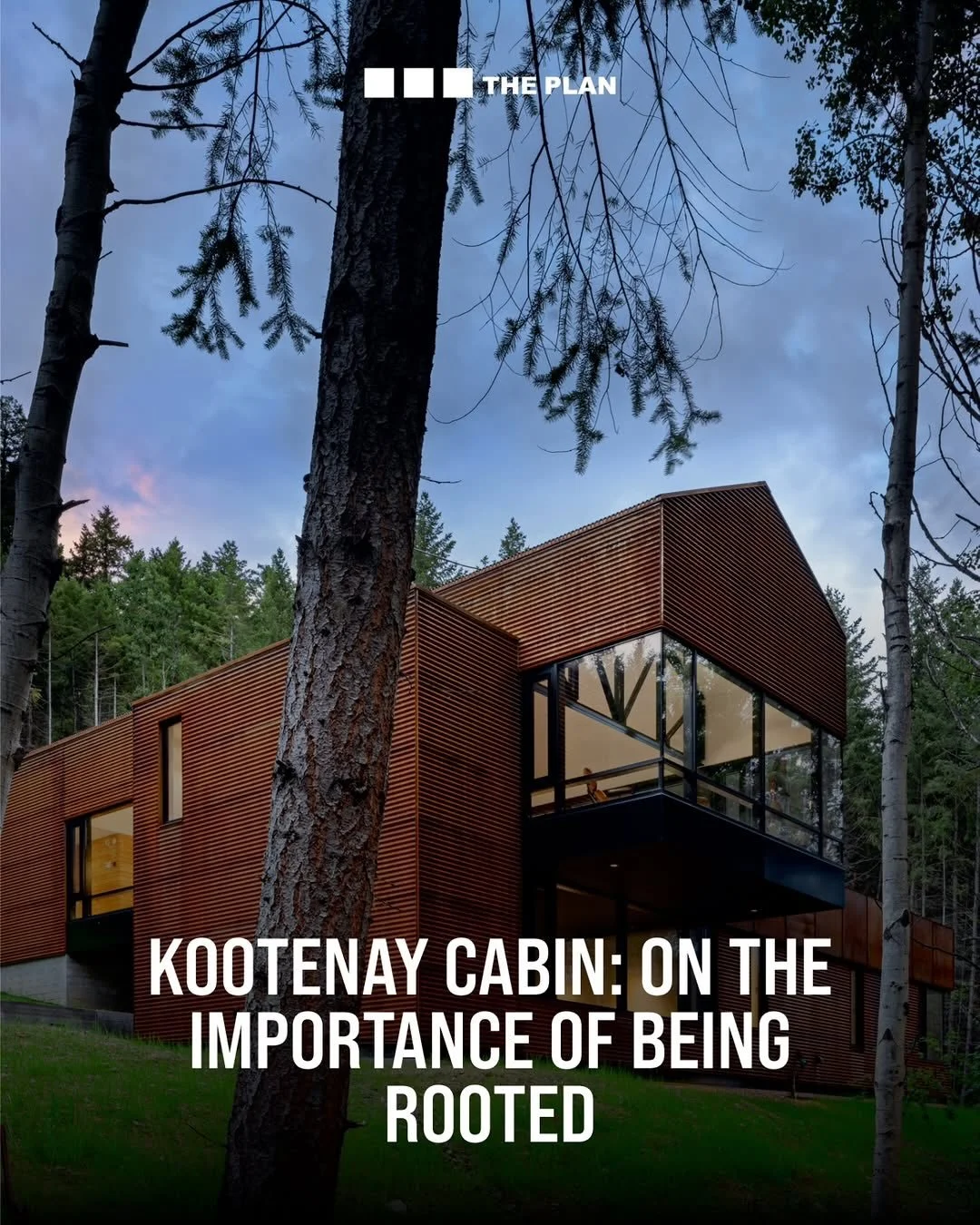 Honoured to have supplied the @ironbound.steel 7/8 corrugated COR-TEN on this fantastic project by MacKay-Lyons Sweetapple in Golden BC which is featured on the cover of The Plan Magazine. Working with the builder @hrpacific was an absolute pleasure 
