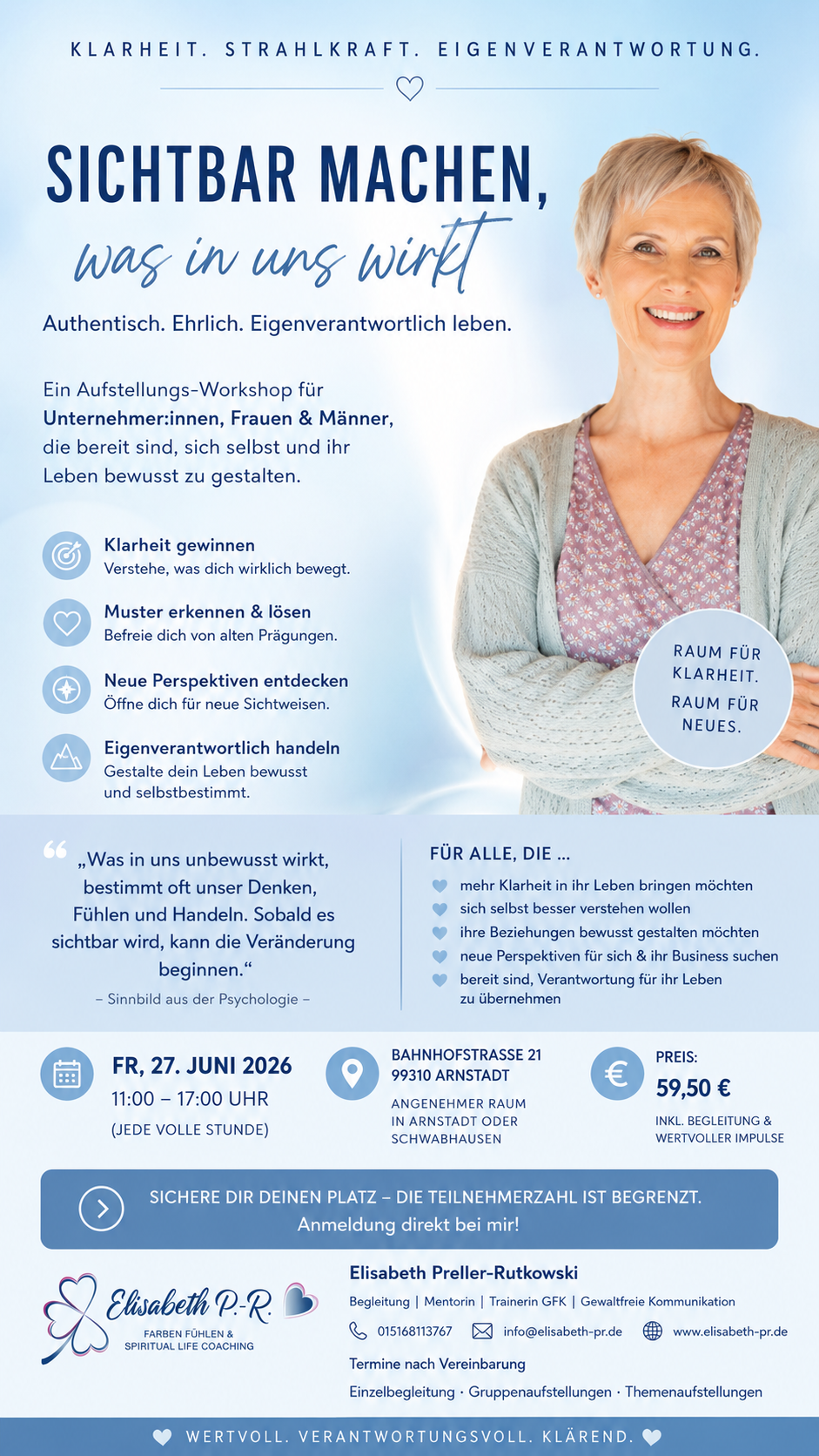 Aufstellungen - Sichtbarmachen 