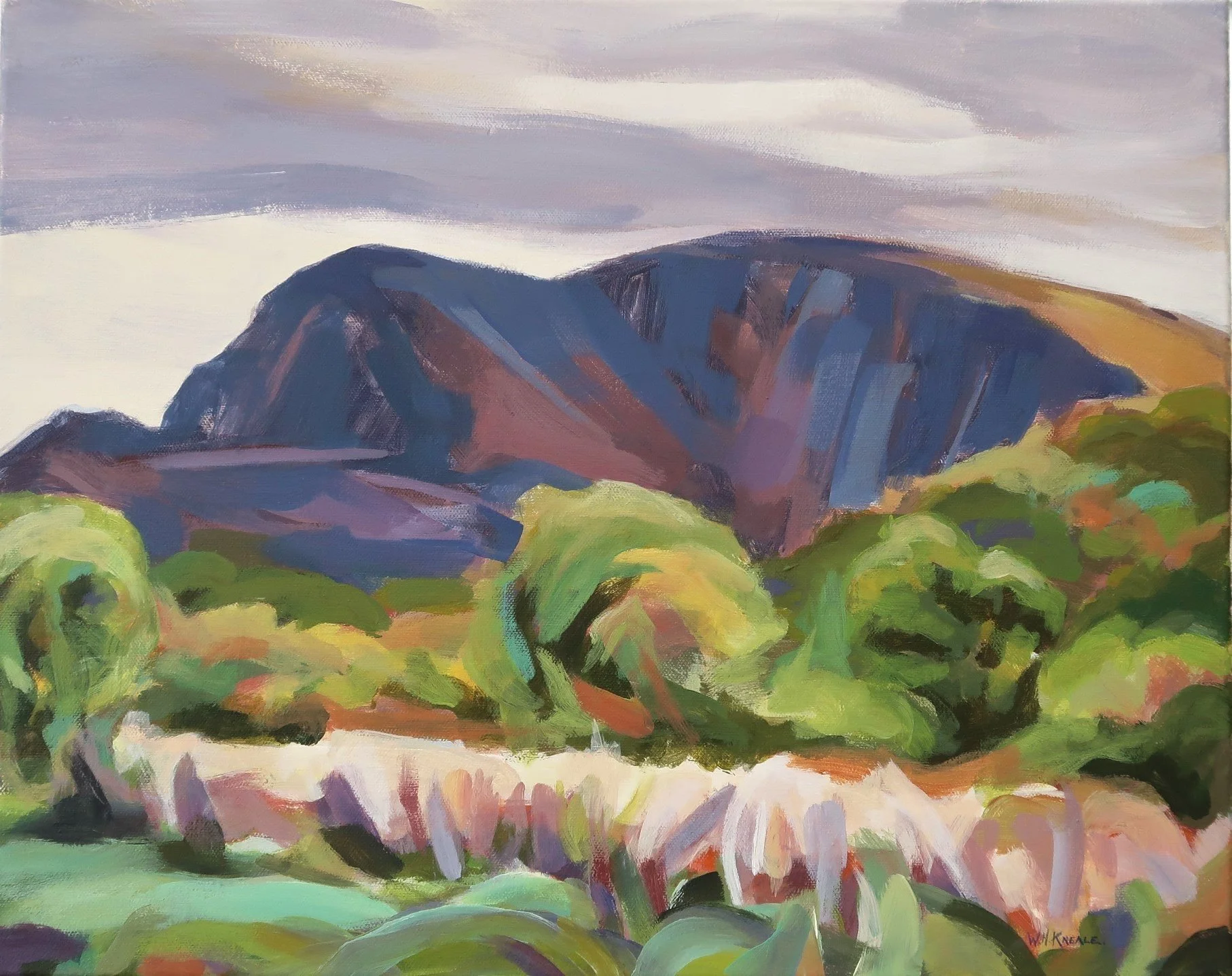 Mynydd Mawr (41*51cm) - On display now in Galeri Betws-Y-Coed
