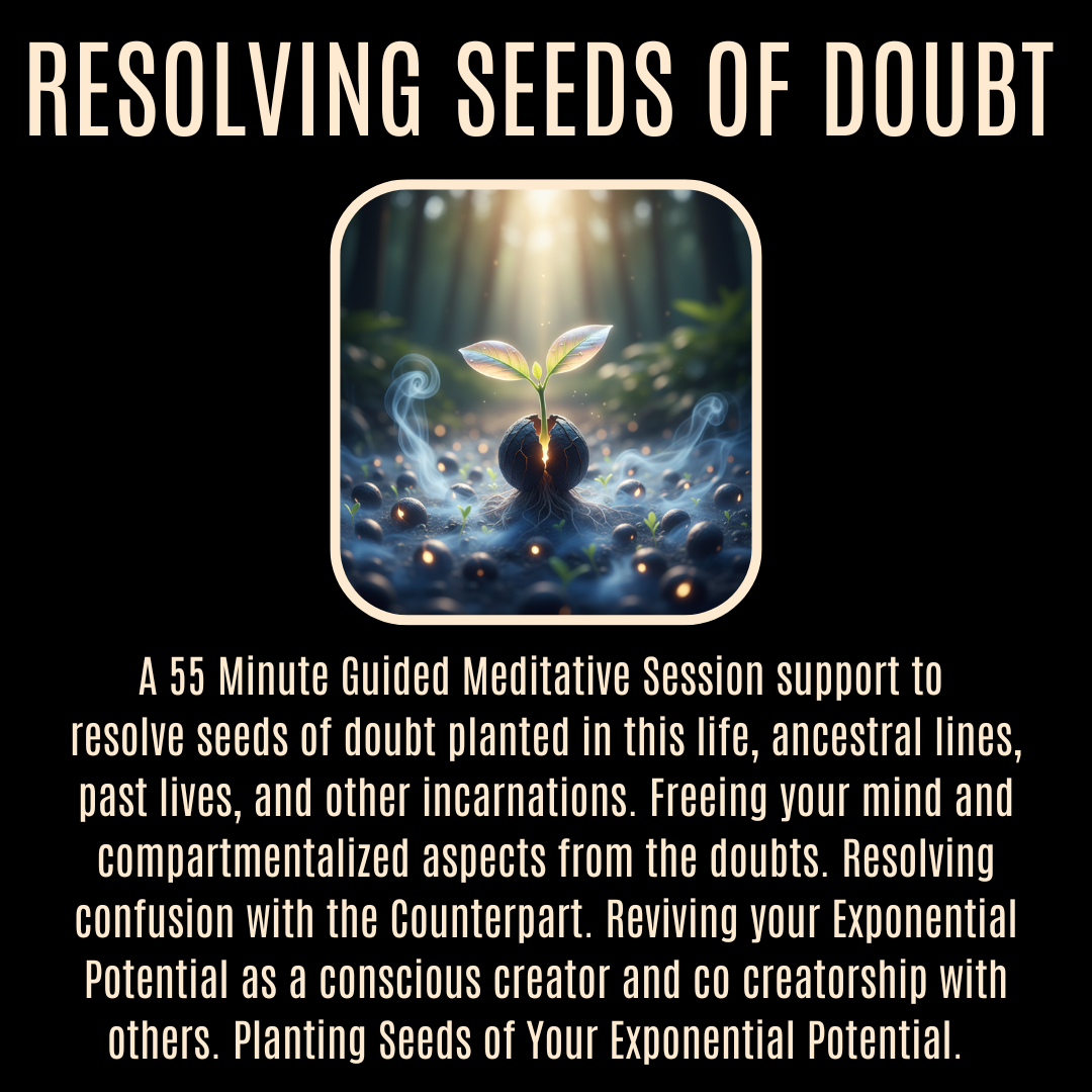 RESOLVING THE SEEDS OF SELF-DOUBT Guided Meditative Session
