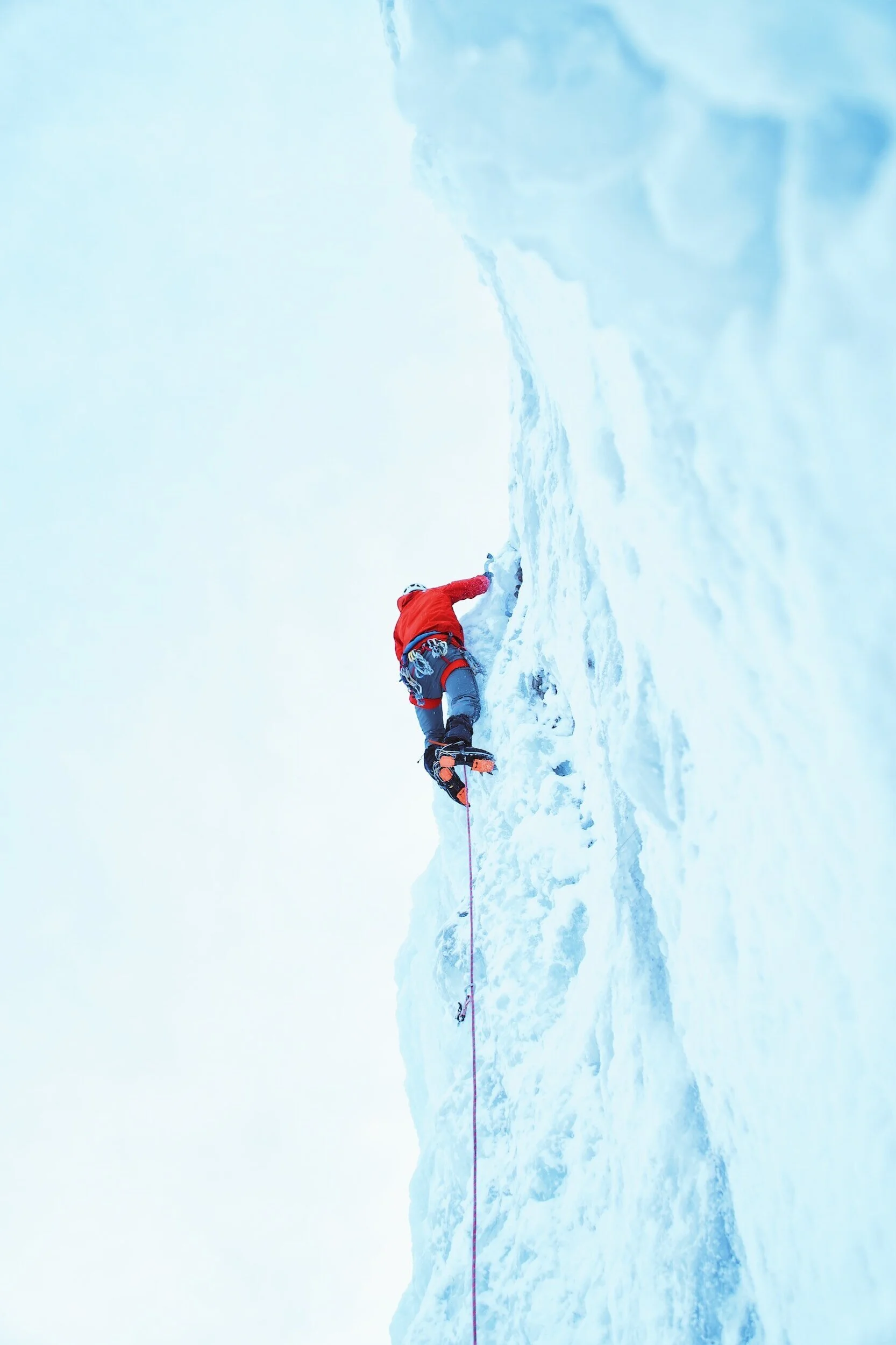 Ice Climbing in Colorado's Backcountry