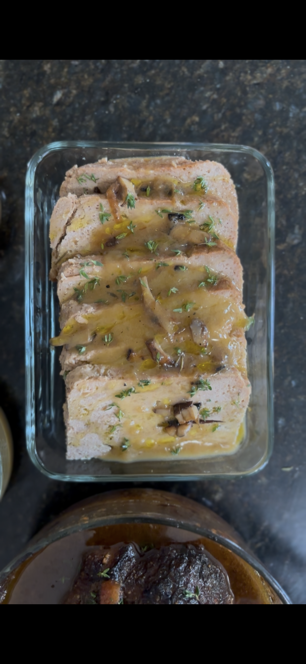 Turkey Salisbury with mushroom gravy on top