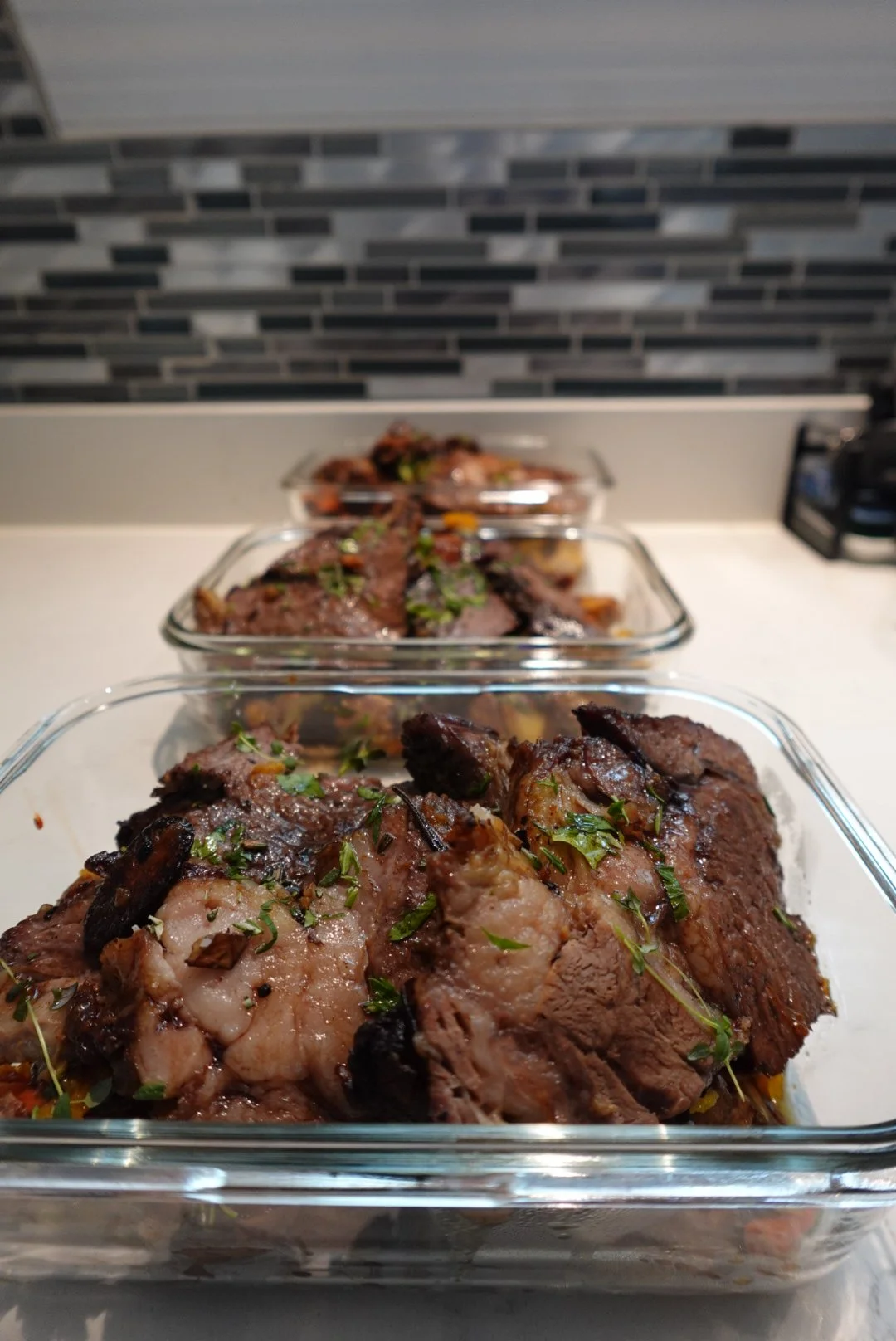 Braised Beef and Schmaltzy Potatoes 