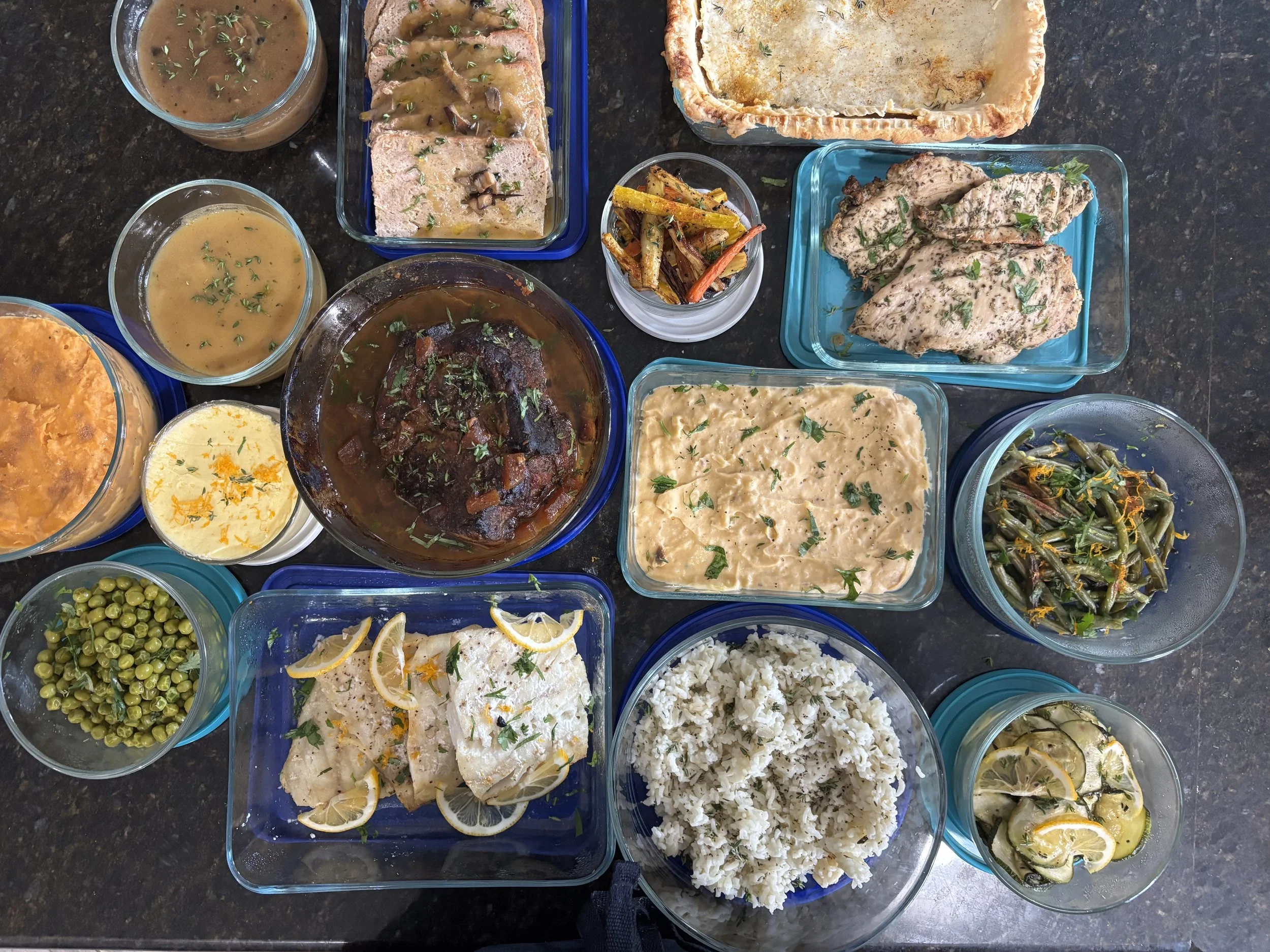 Lay for week 3 culinary retainer for client in Williamsburg