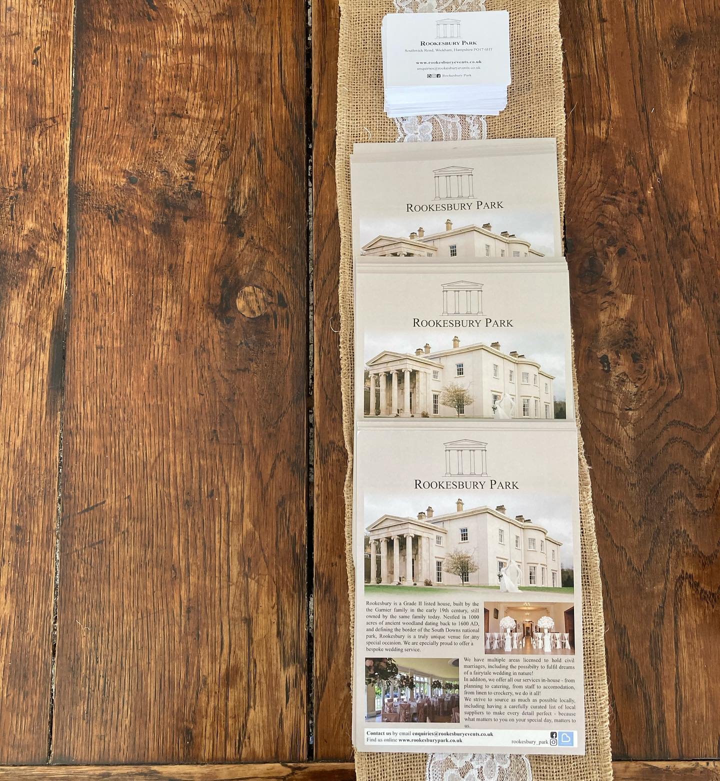 Our new business cards and flyers arrived today!

In time for THIS Sunday&rsquo;s wedding fayre 11am - 3pm [FREE TICKET LINK IN BIO] 

Don&rsquo;t forget to find our tea room for a hot drink and a cake or sausage roll!