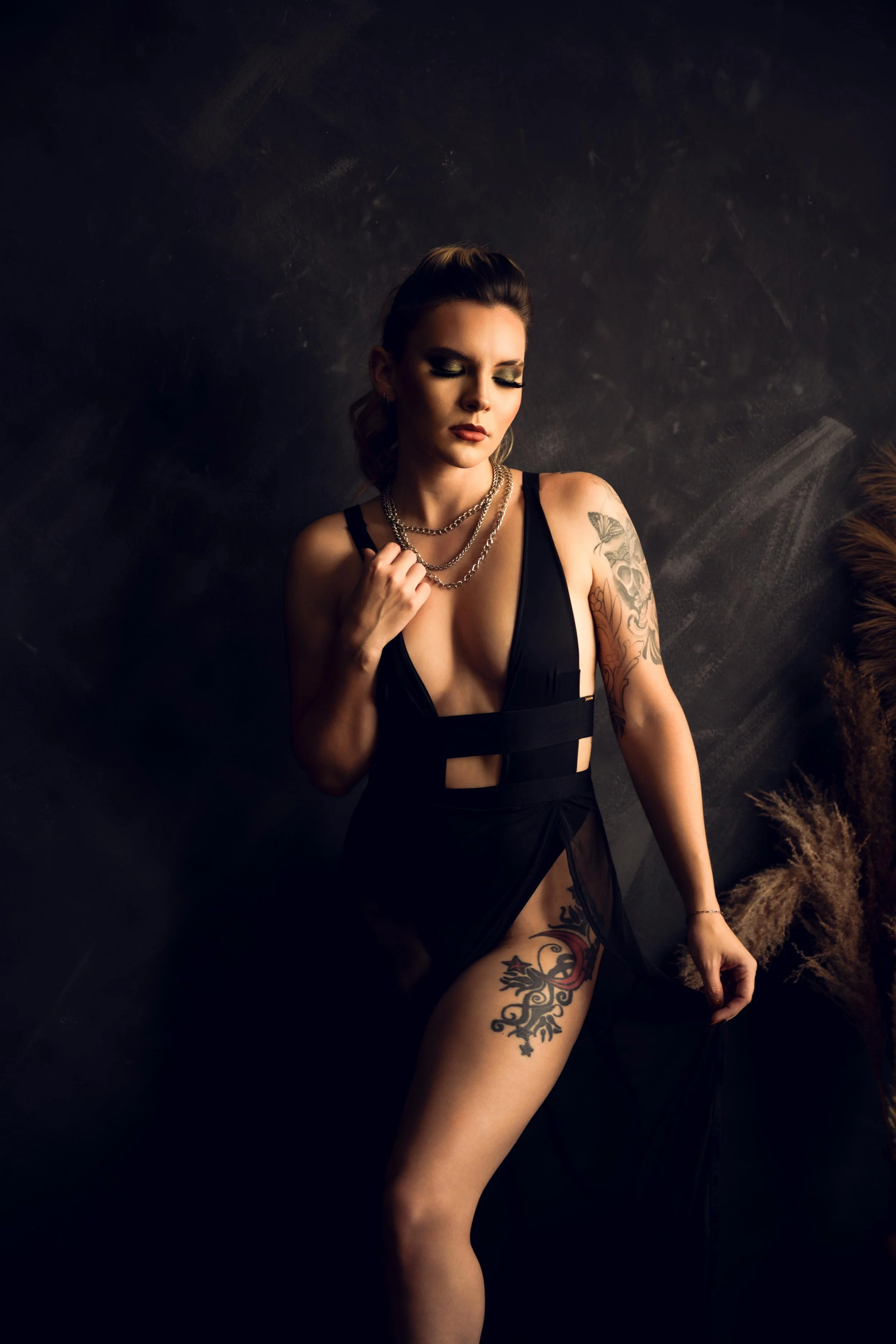 Houston Boudoir Black Dress