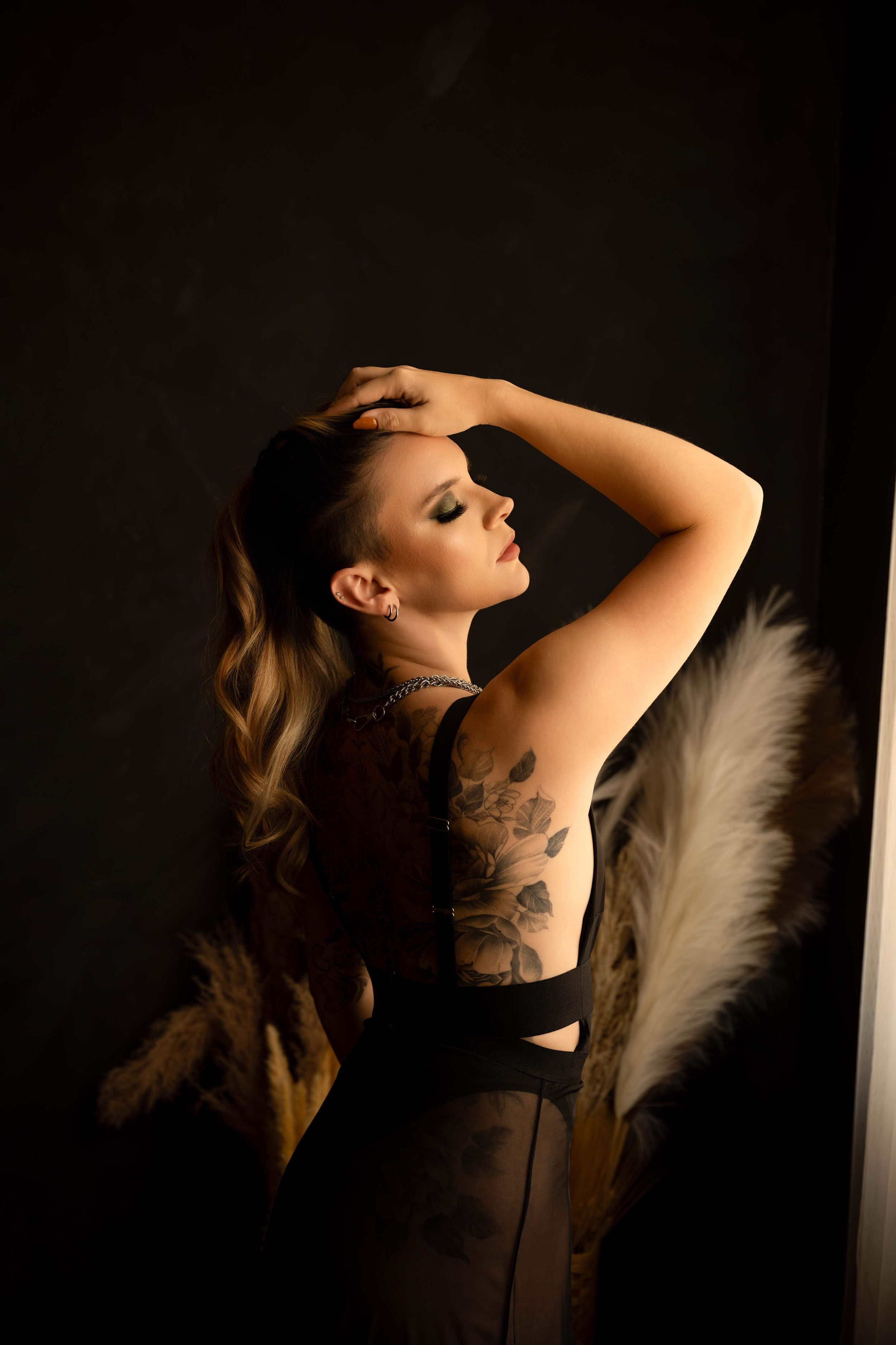 Houston Boudoir Black Dress