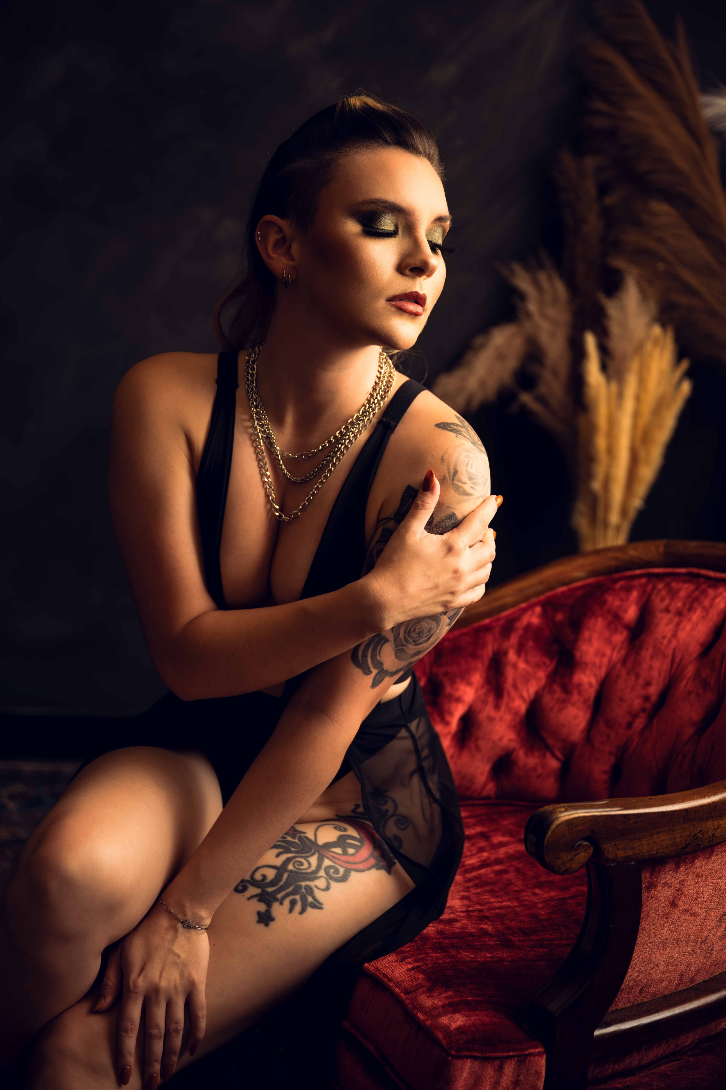 Houston Boudoir Black Dress