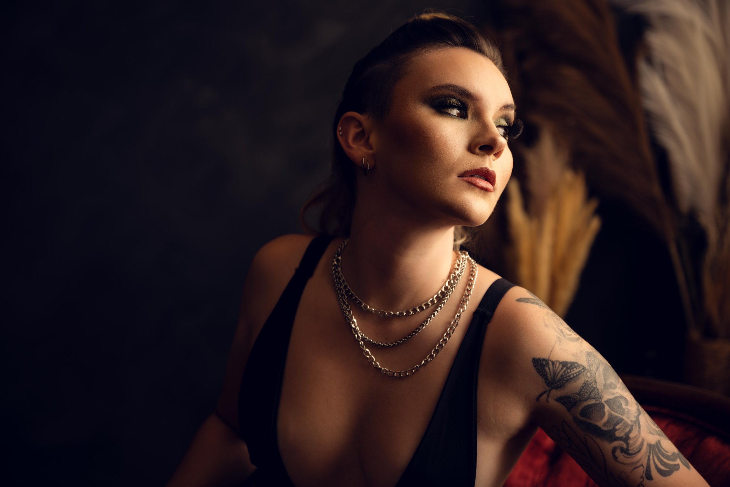 Houston Boudoir Black Dress