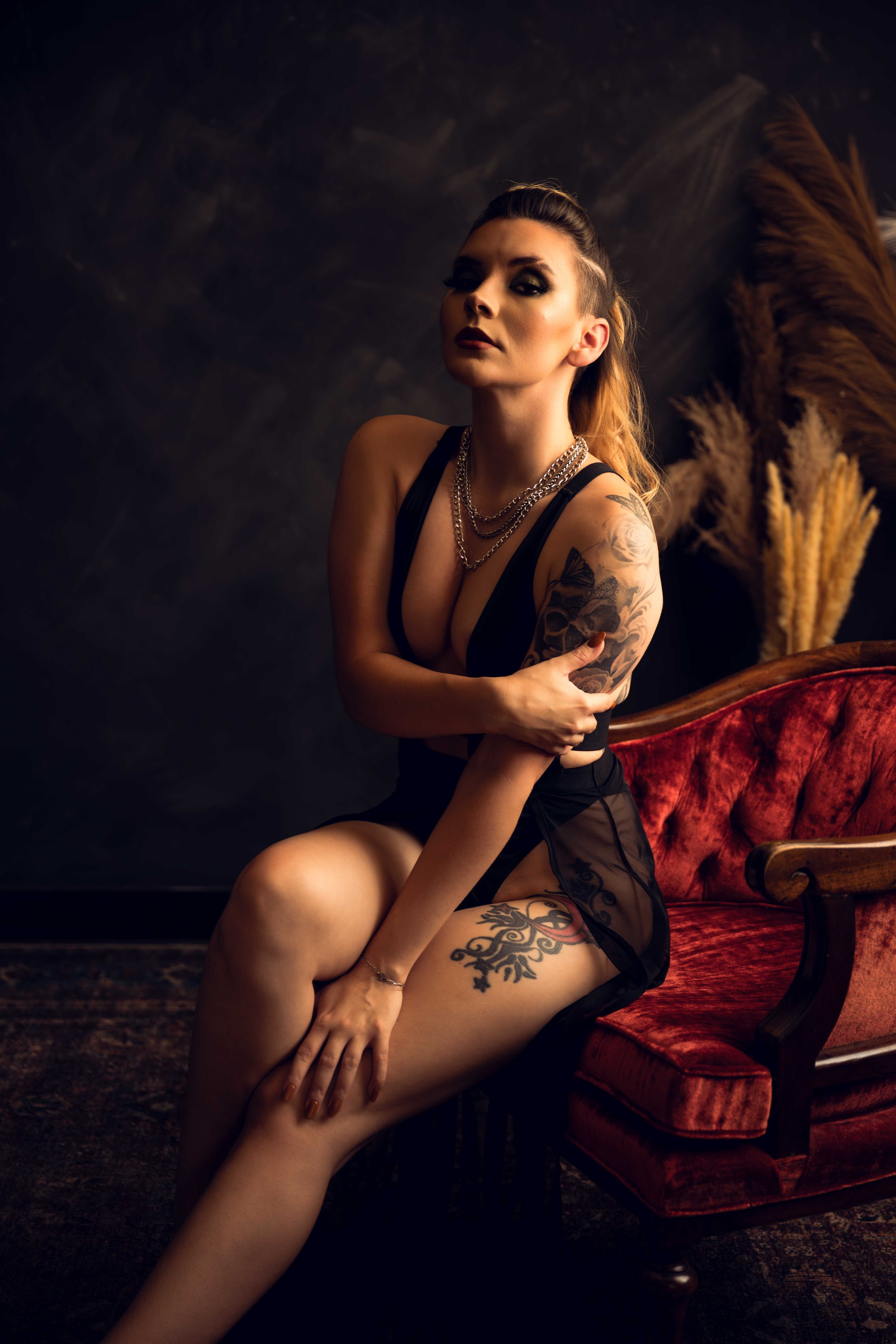 Houston Boudoir Black Dress