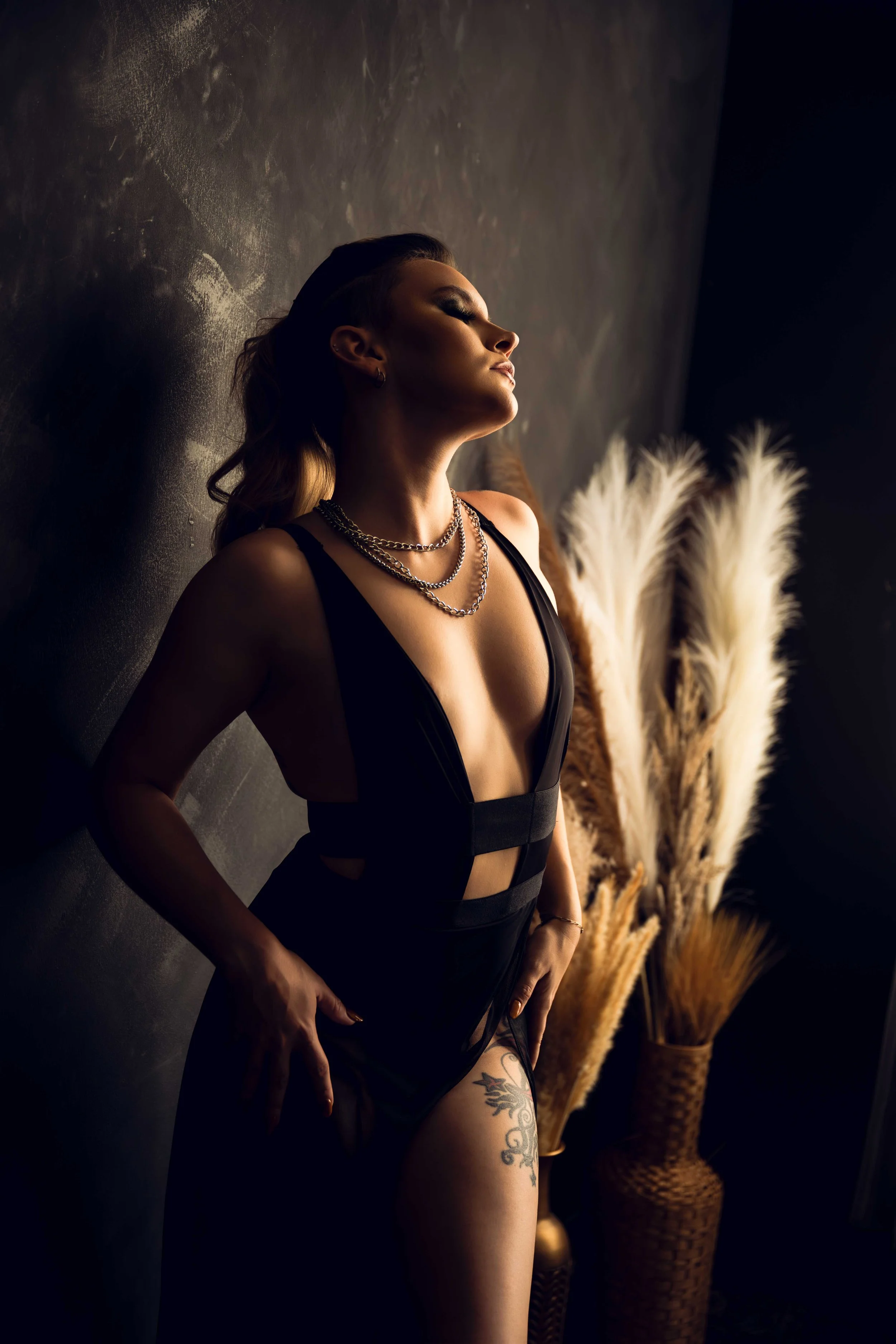 Houston Boudoir Black Dress