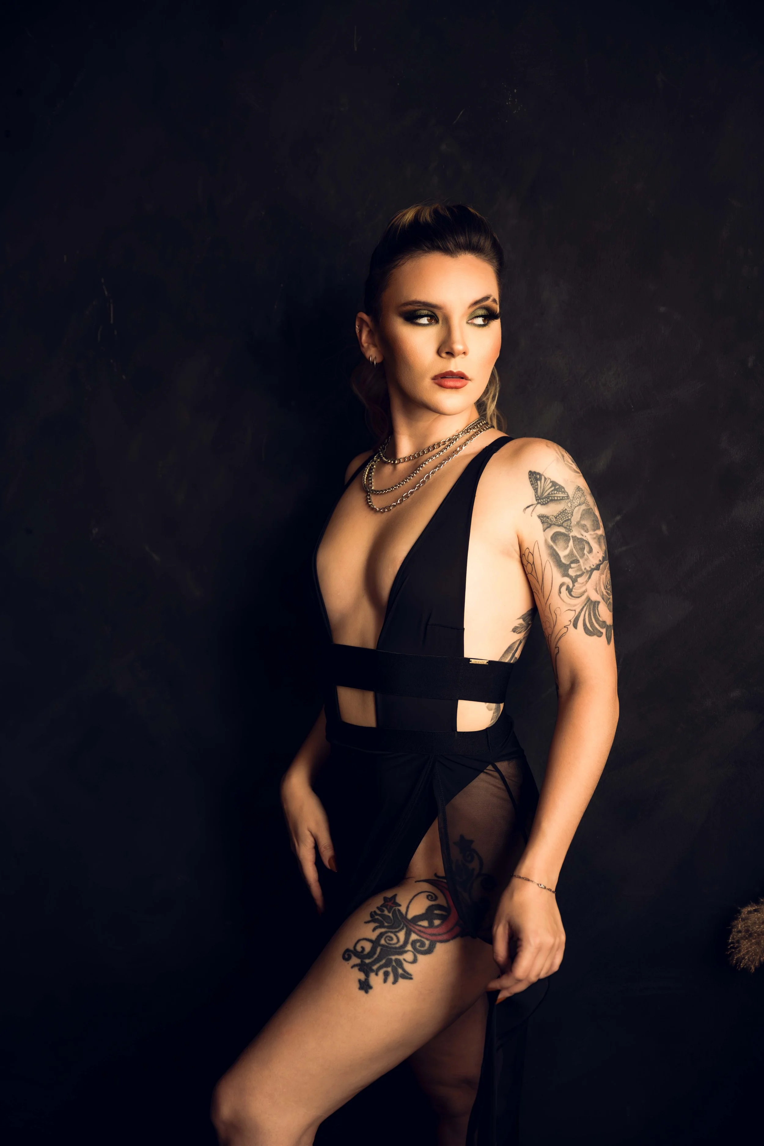 Houston Boudoir Black Dress