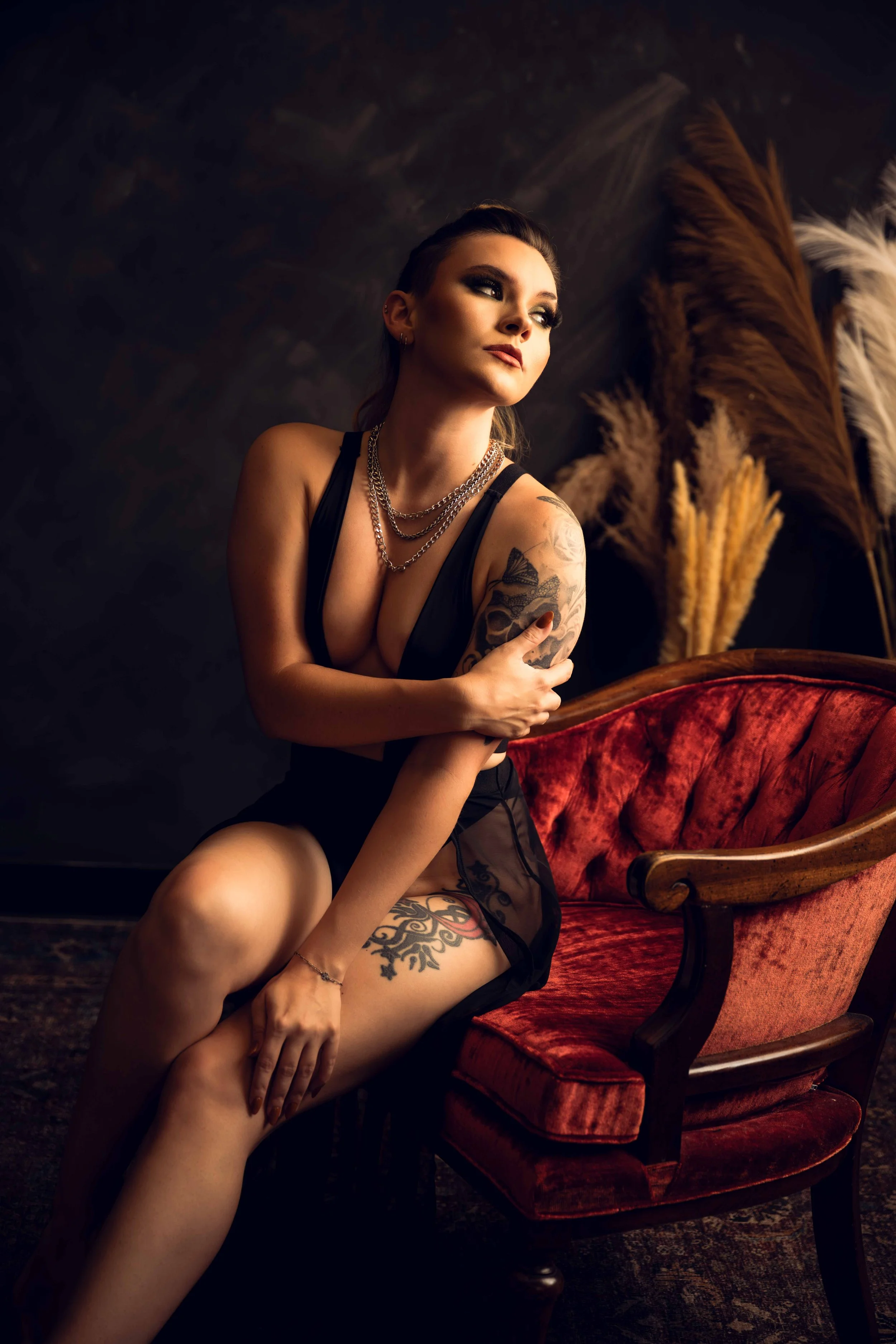 Houston Boudoir Black Dress