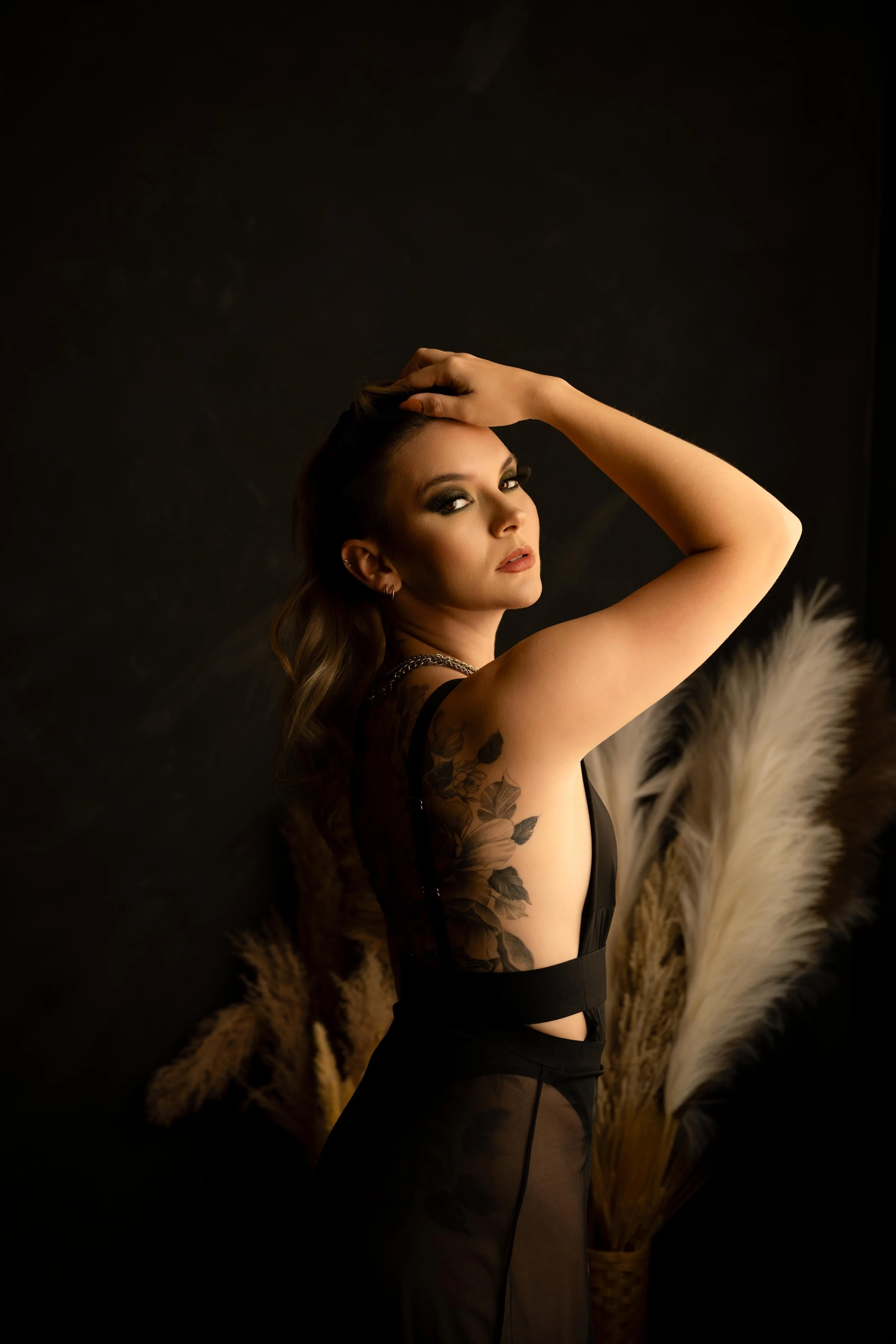 Houston Boudoir Black Dress