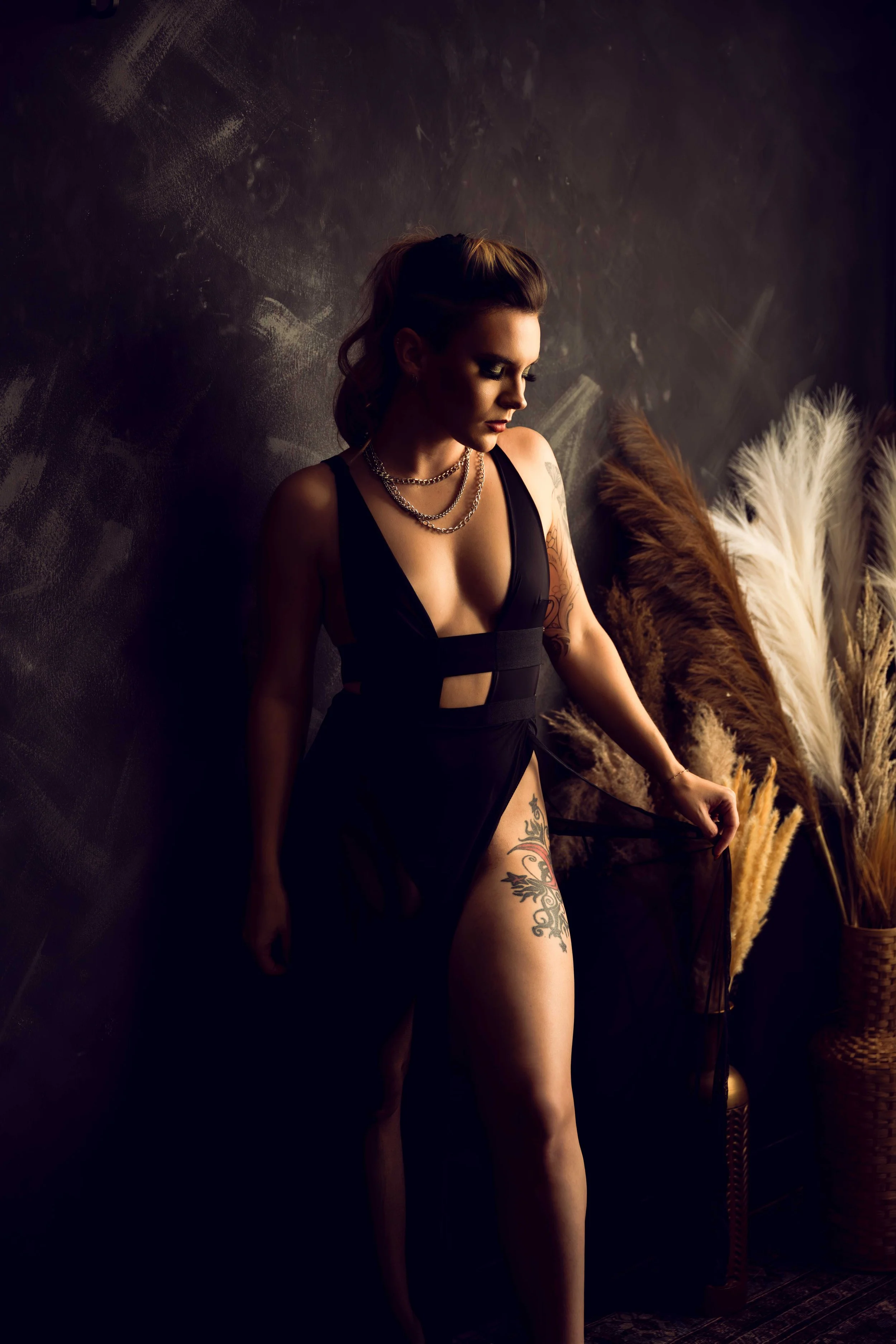 Houston Boudoir Black Dress