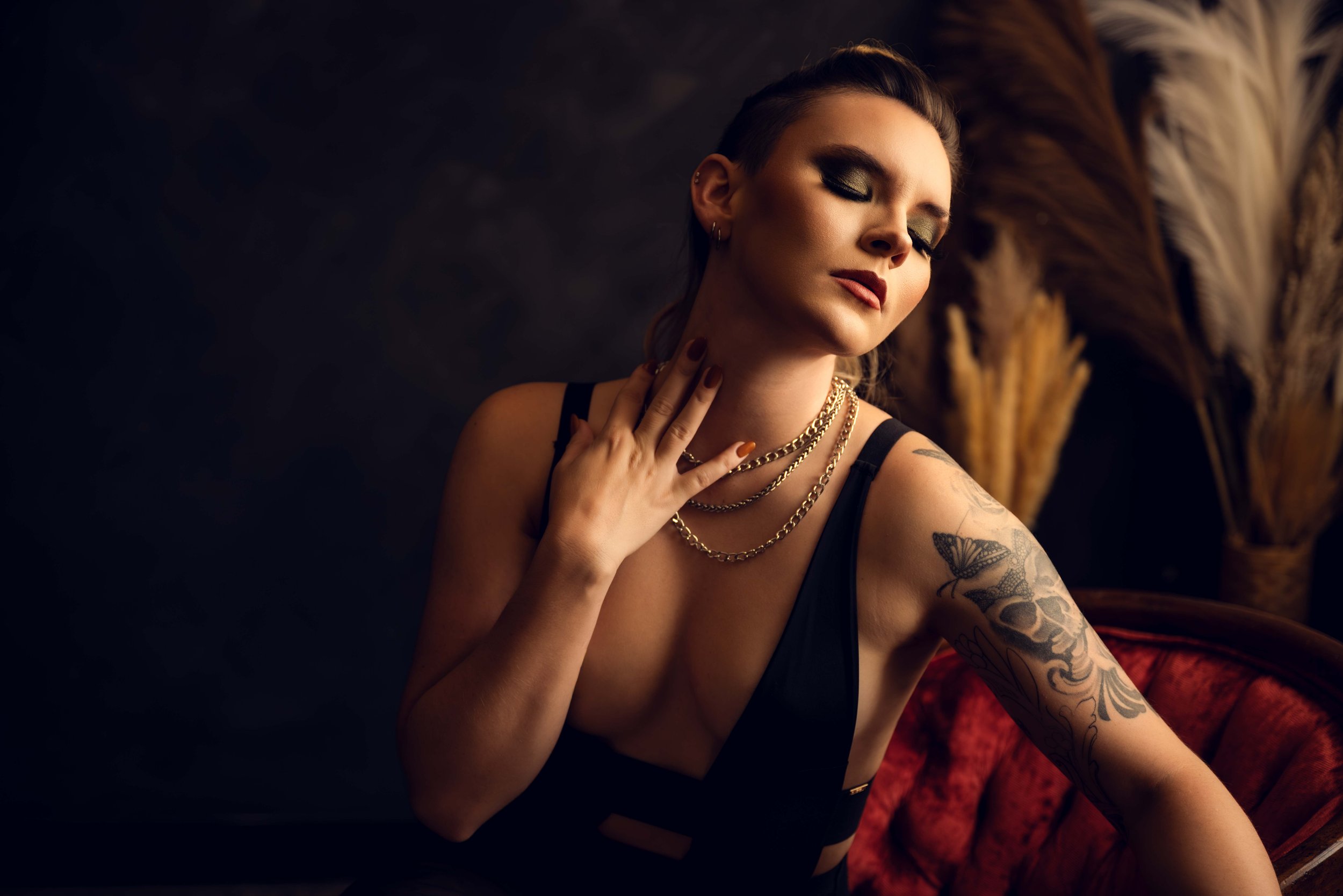 Houston Boudoir Black Dress