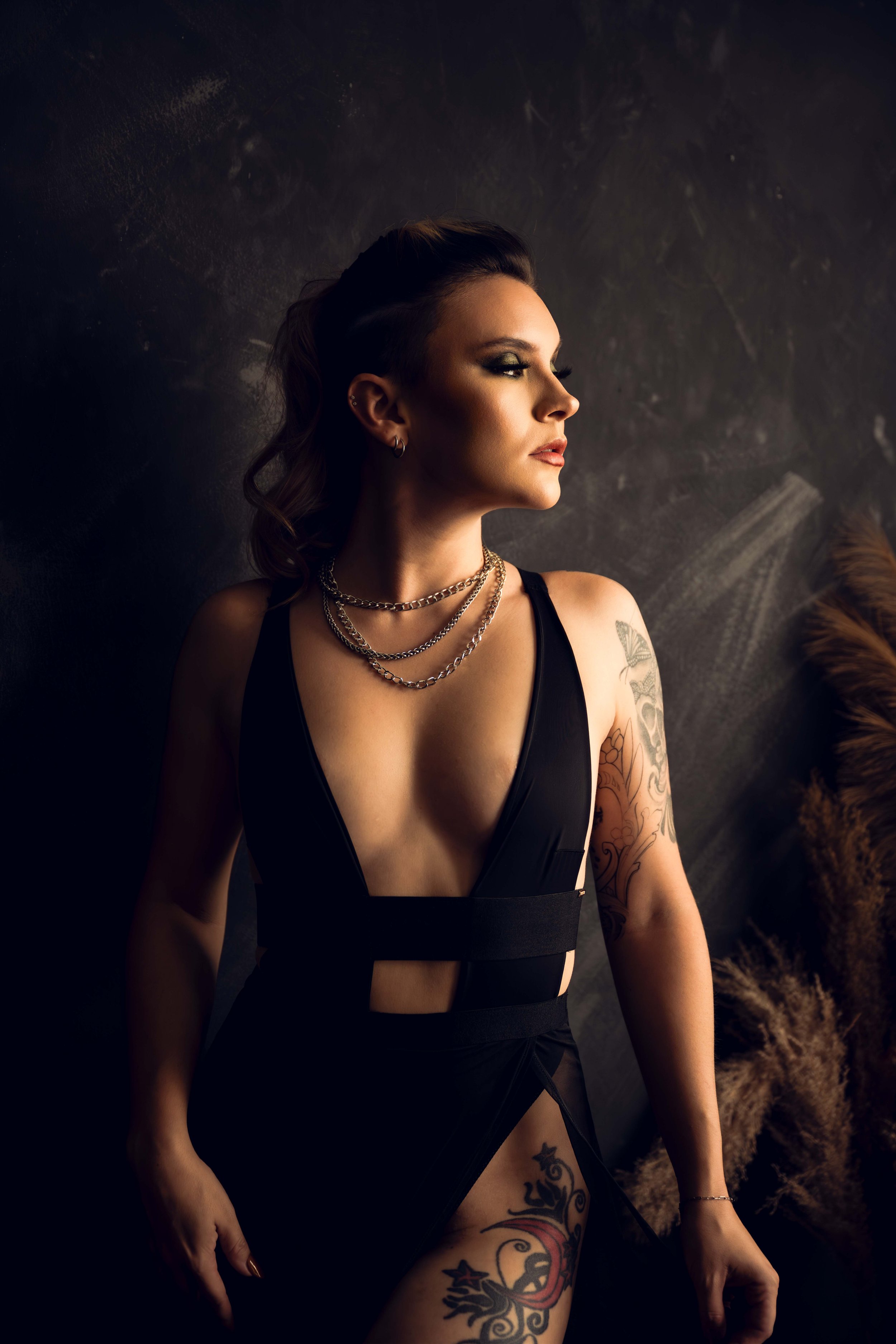 Houston Boudoir Black Dress