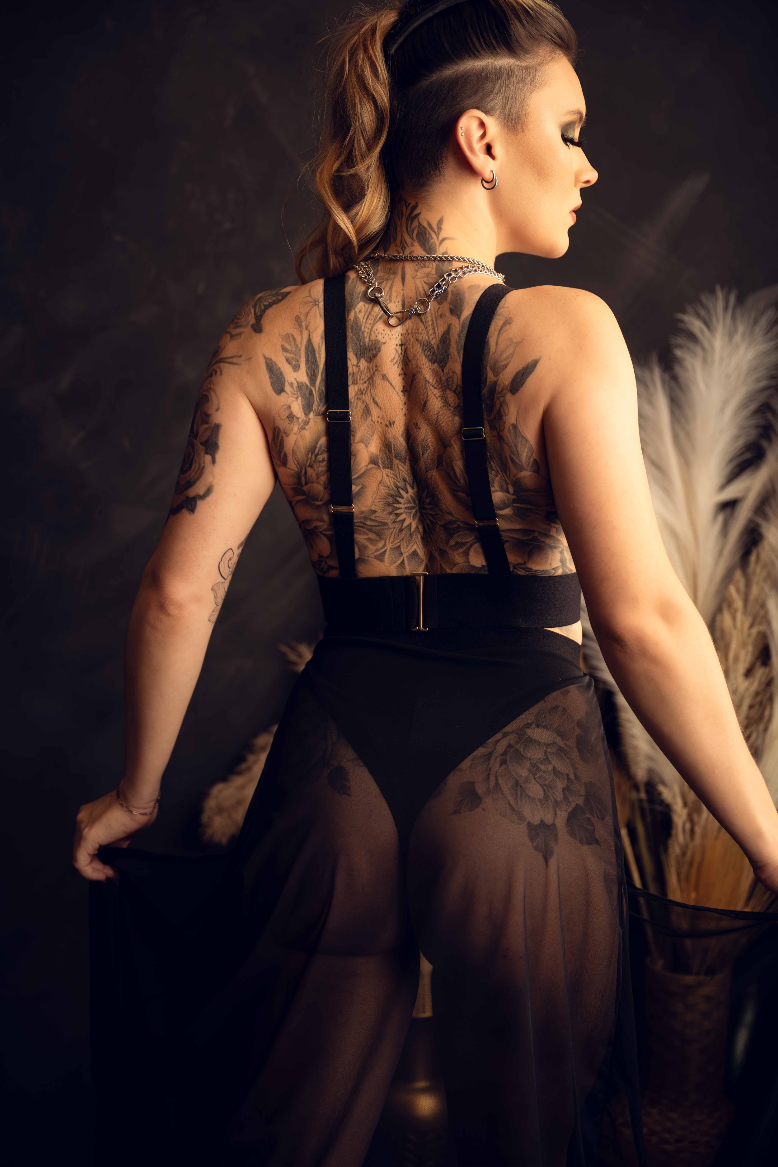 Houston Boudoir Black Dress