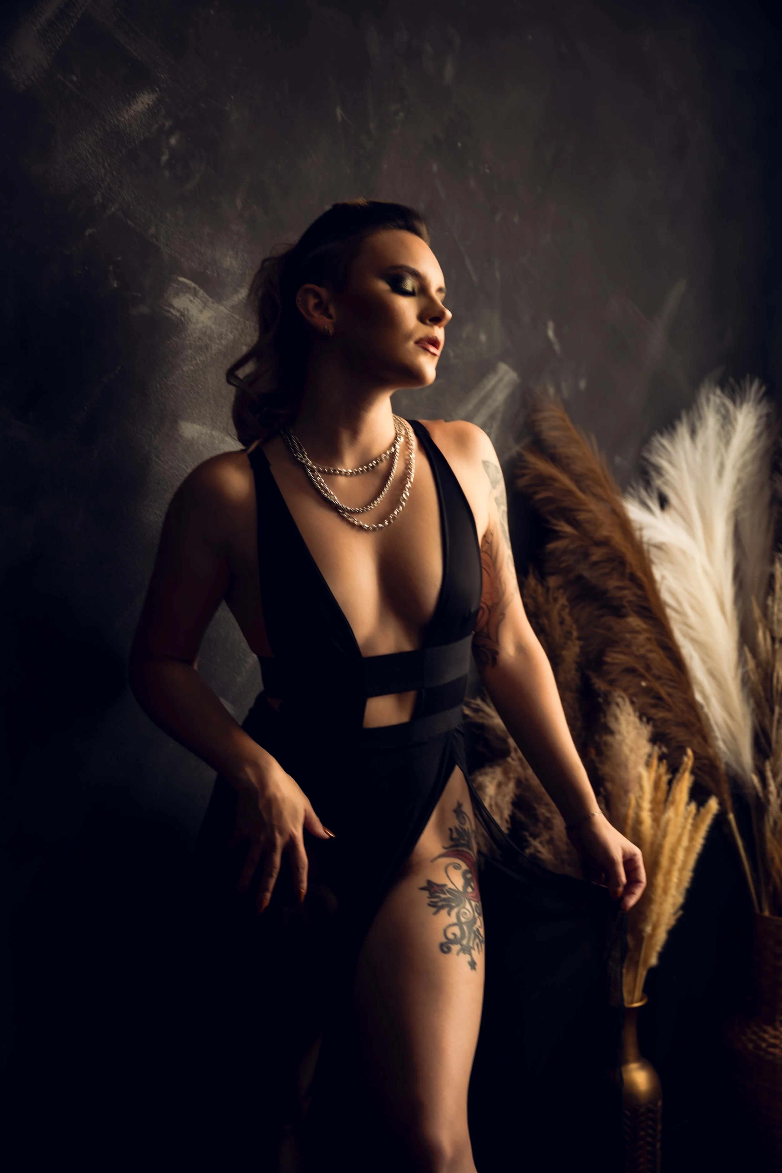 Houston Boudoir Black Dress