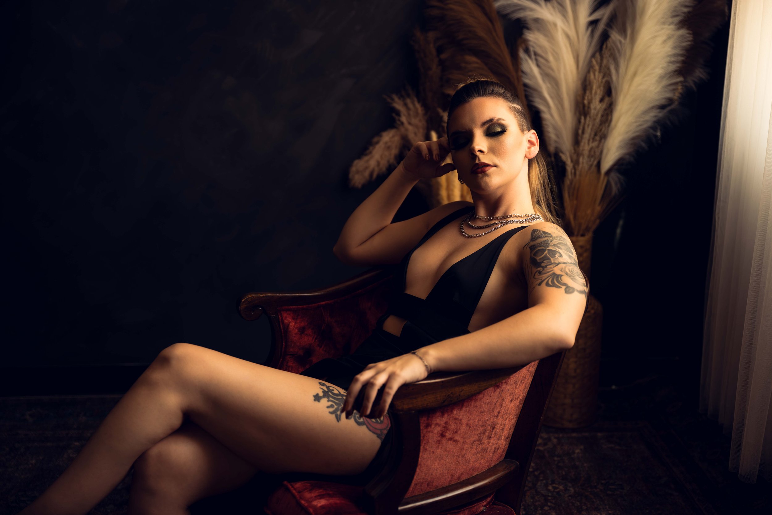 Houston Boudoir Black Dress