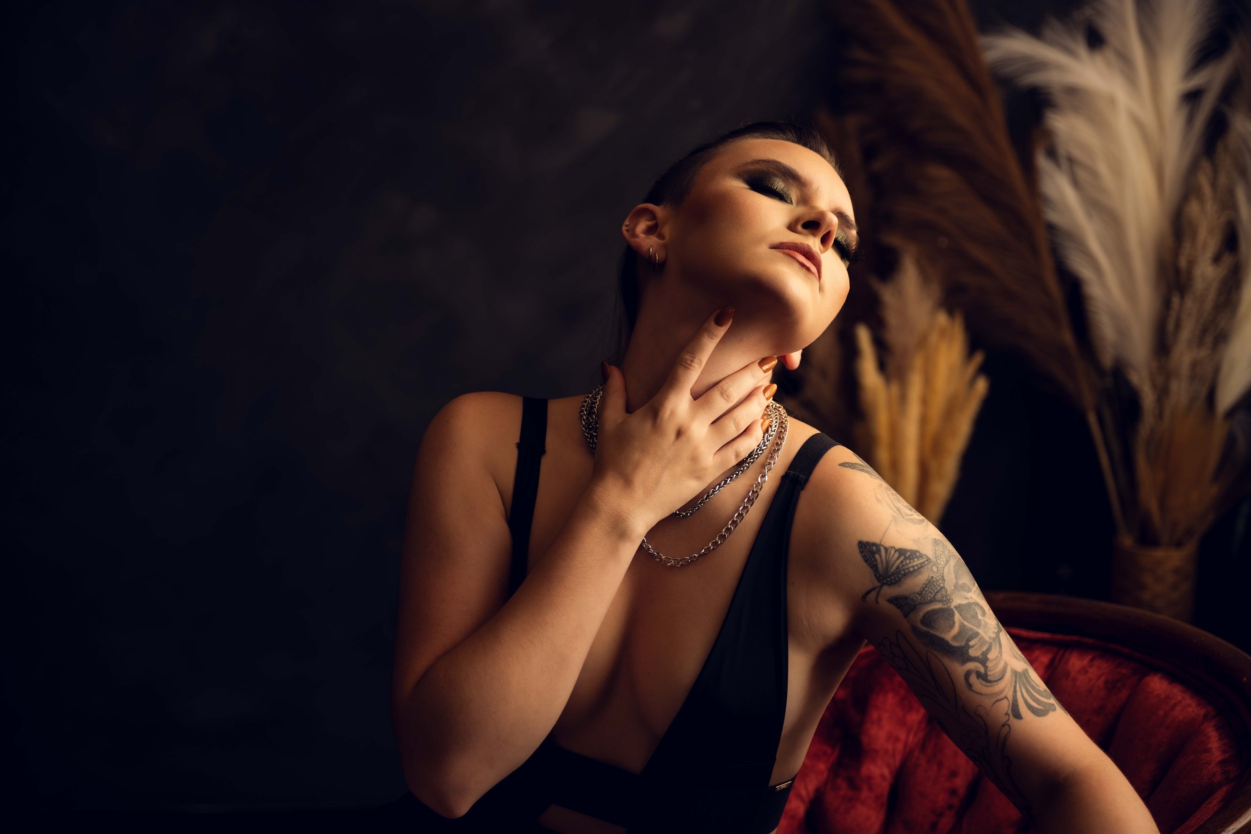 Houston Boudoir Black Dress