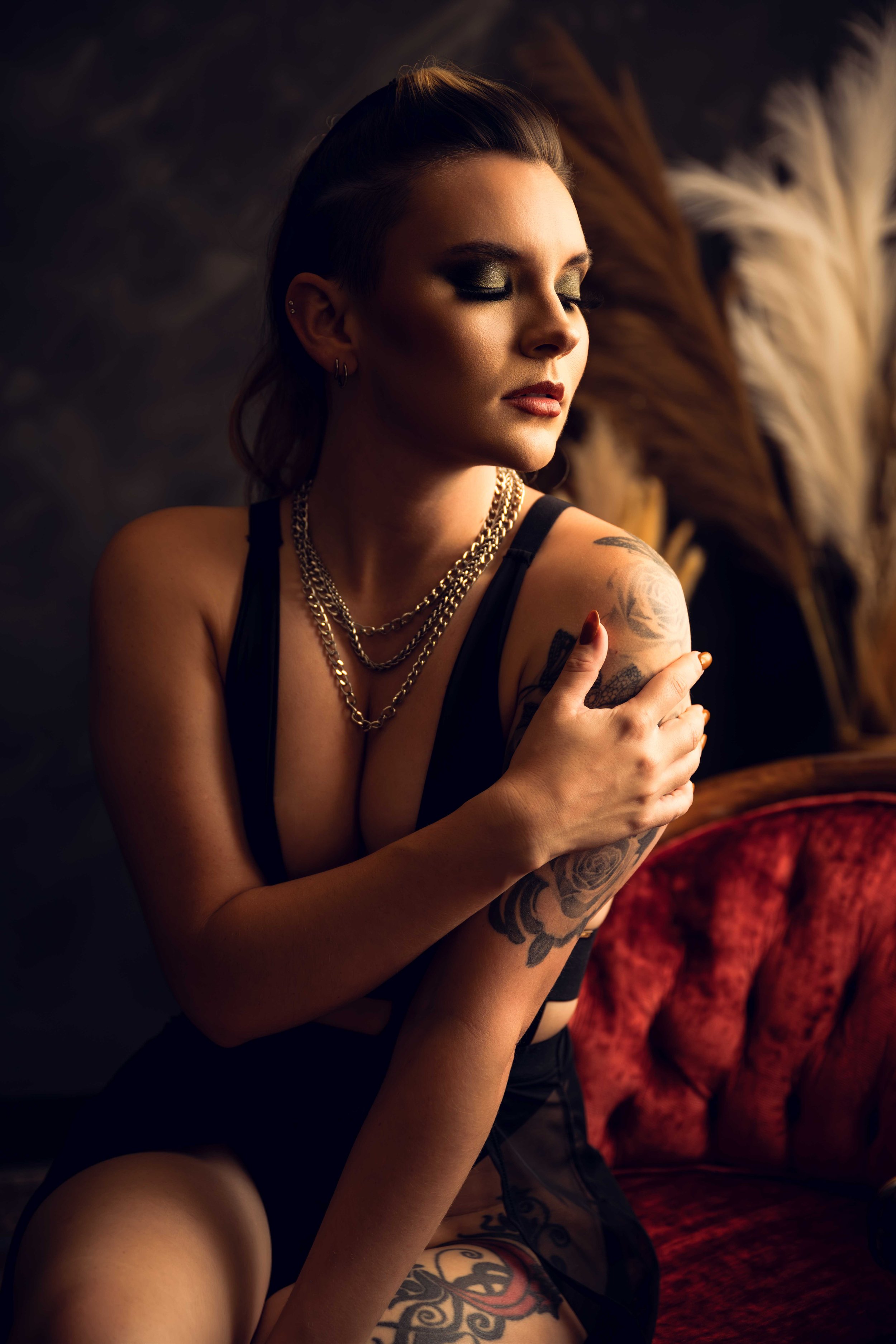 Houston Boudoir Black Dress