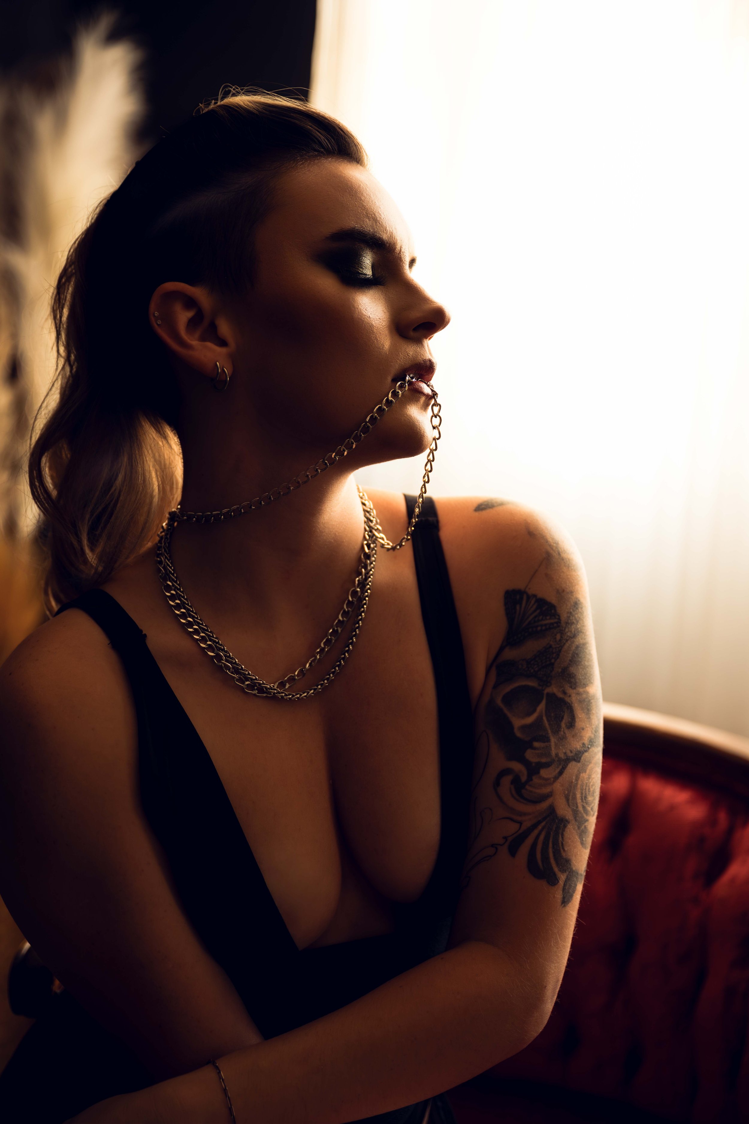 Houston Boudoir Black Dress