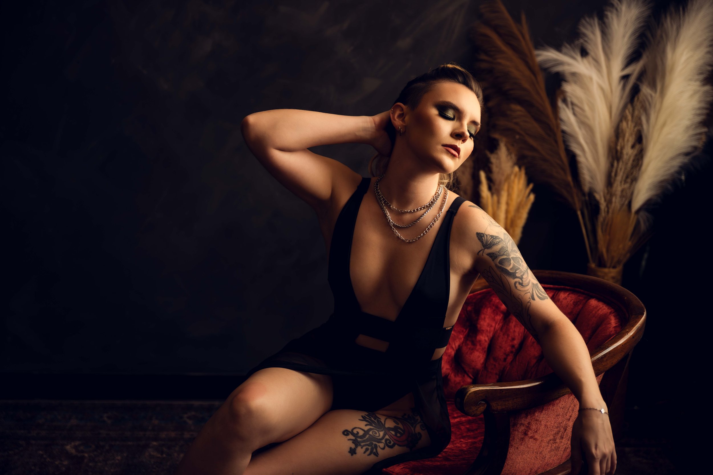 Houston Boudoir Black Dress