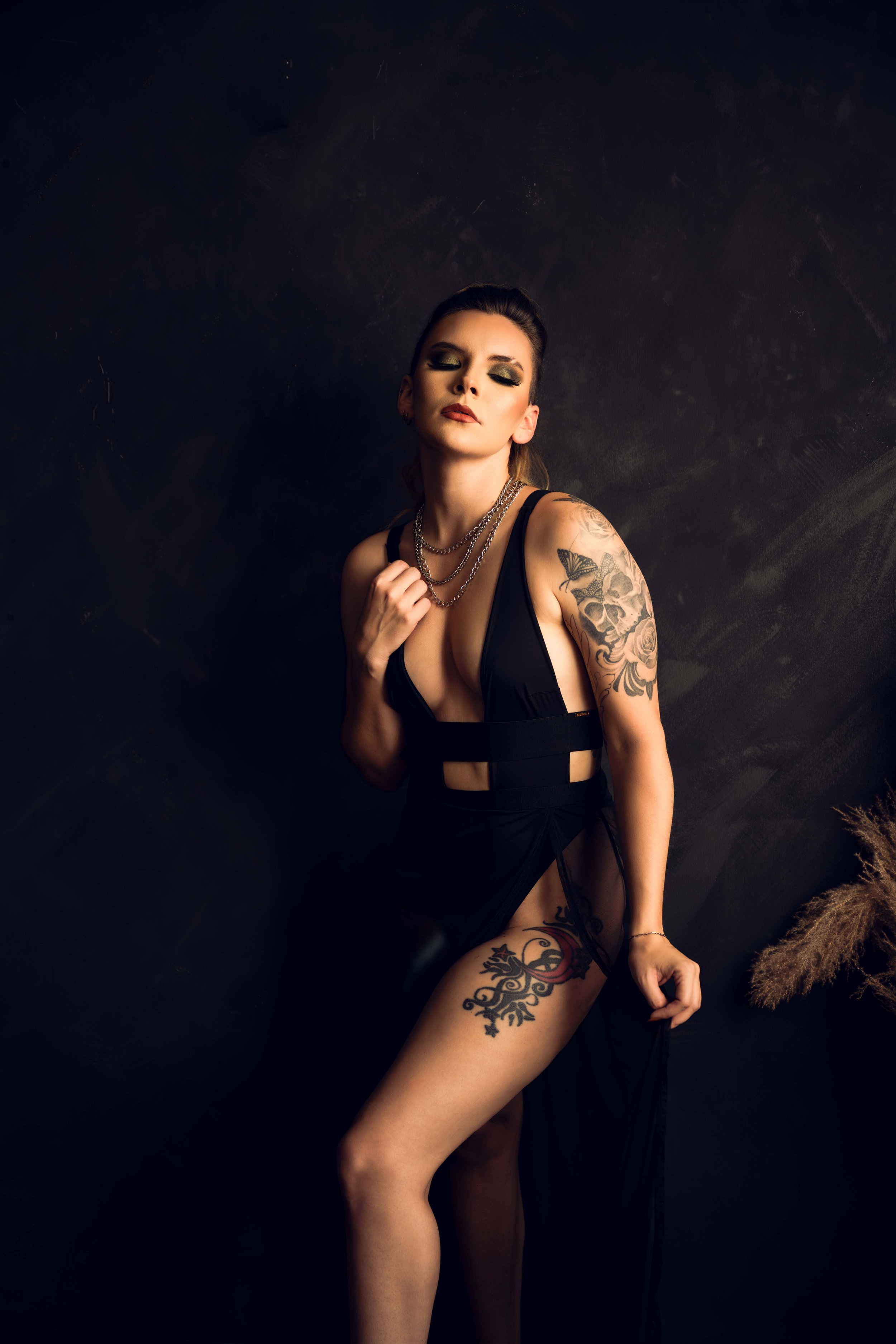 Houston Boudoir Black Dress