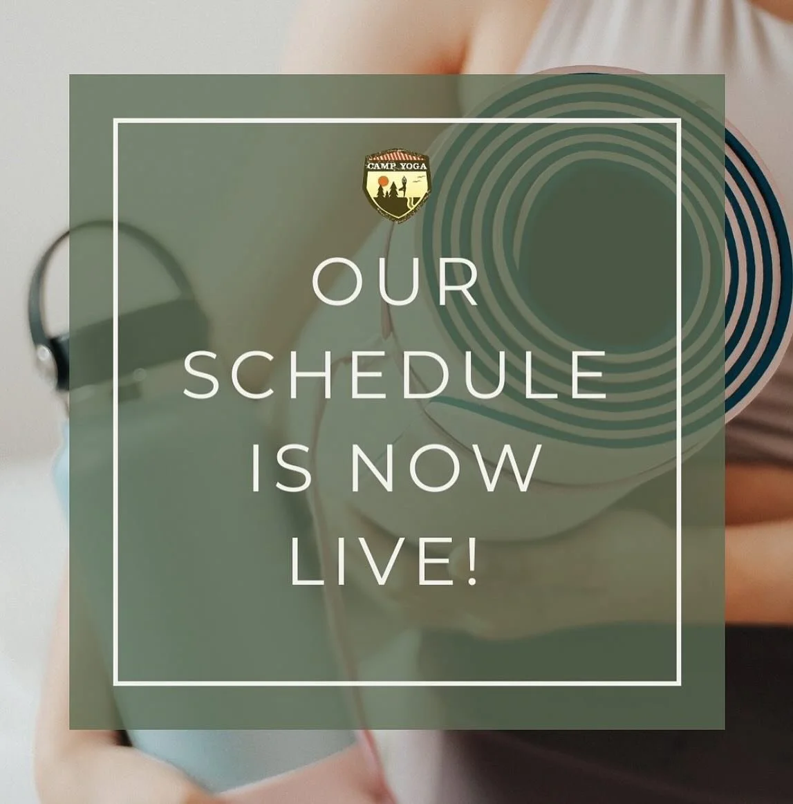 Our Camp Yoga Ontario weekend schedule is out! 🎉 Make sure to check your email (and your junk folder!) for all the details. 🧘&zwj;♀️ See you soon! 

 #campyogaontario #weekendvibes #yogaretreat
