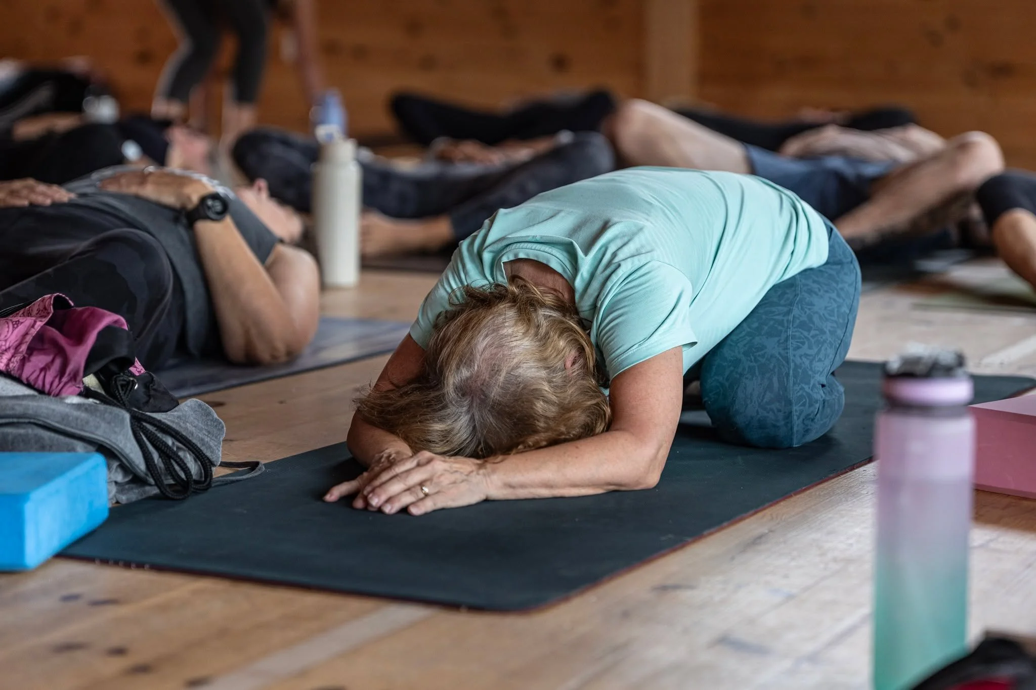 There&rsquo;s something powerful about moving and breathing in a room full of people who all showed up for the same reason.
No distractions.
No rushing.
Just a full room, deep breaths, and the quiet energy of practicing together.
At Camp Yoga Ontario